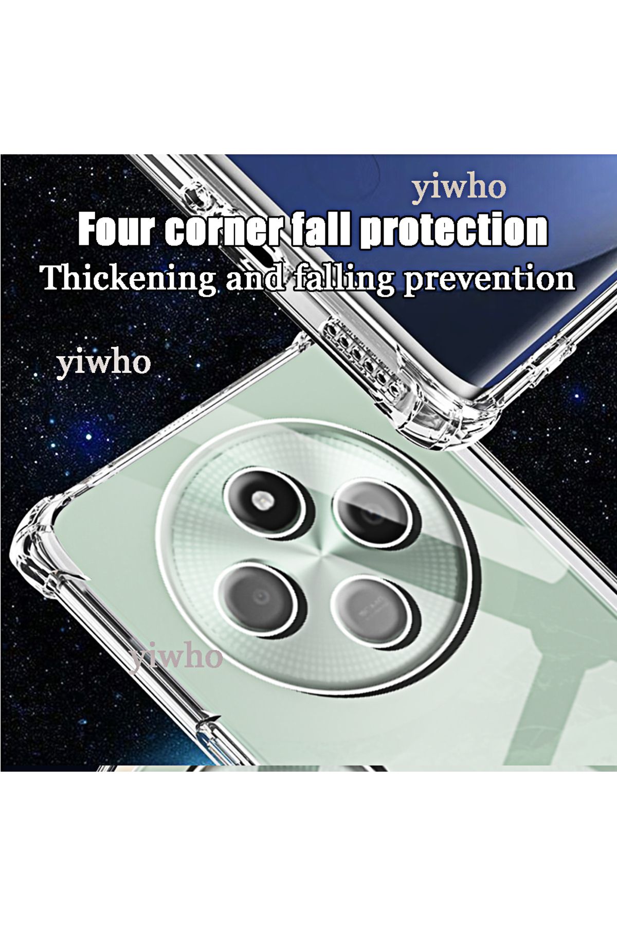Choice-poco C75 4G Shockproof Phone Case for Xiaomi Poco Poxo C75 4g C65 C61 C55 5G C51 C40 C31 C3 Transpar 3