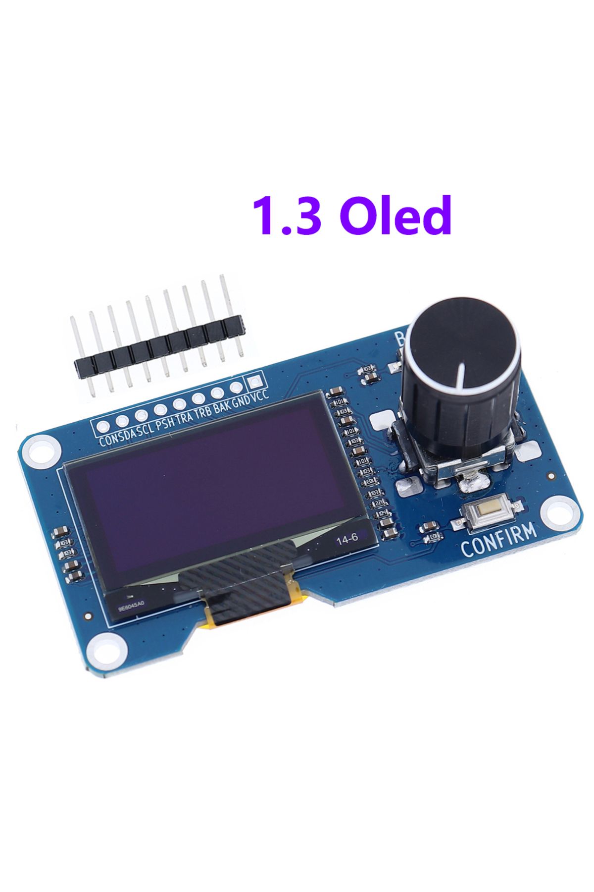 Choice-1.3 inch white SAMIROB 0.96/1.3 inch white oled display screen combined with EC11 rotary encoder mod 1
