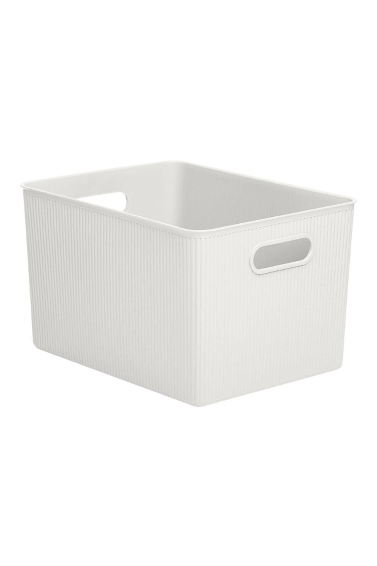 Tatay-Impact Resistance Vertical Wavy Design Rectangular Multipurpose Storage Basket 22 Liter 1
