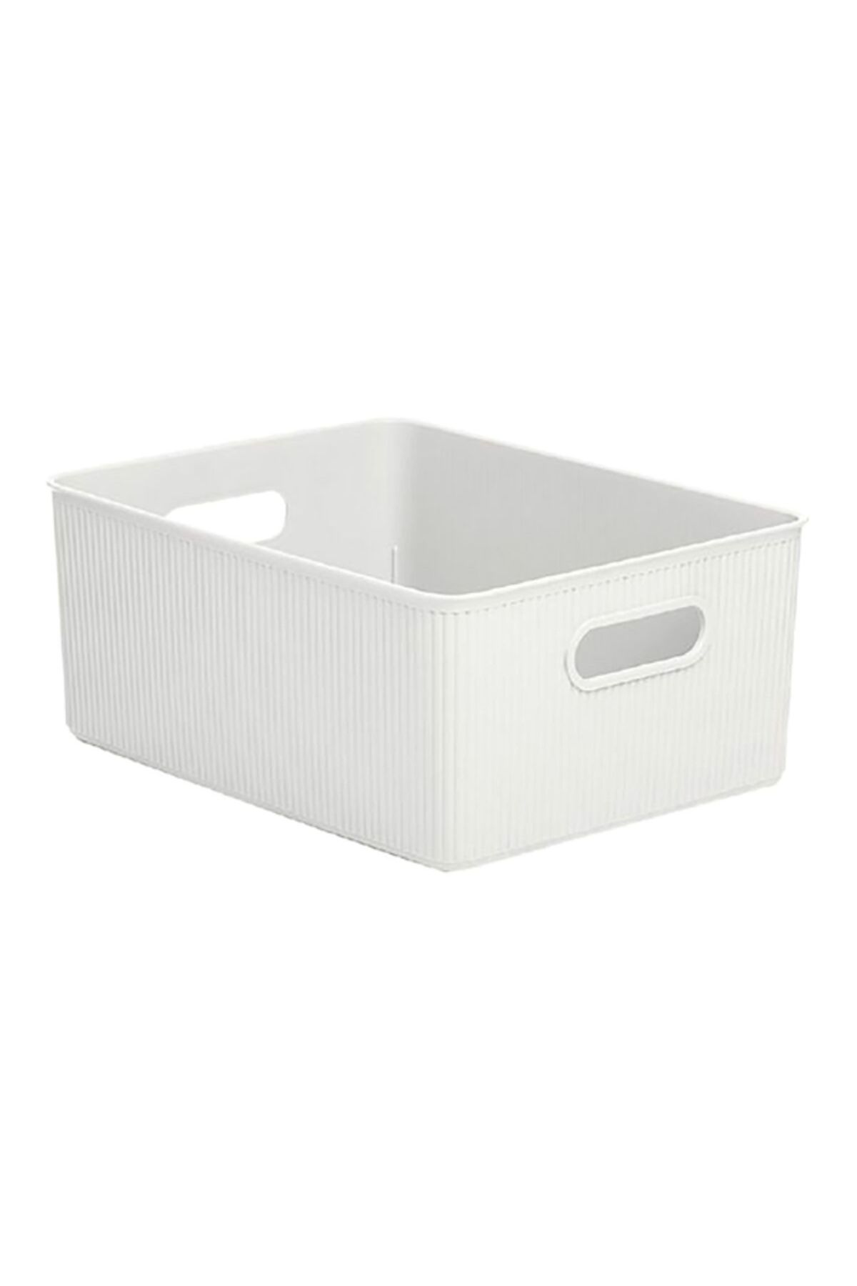 Tatay-Impact Resistance Vertical Wavy Design Rectangular Multipurpose Storage Basket 15 Liter 1