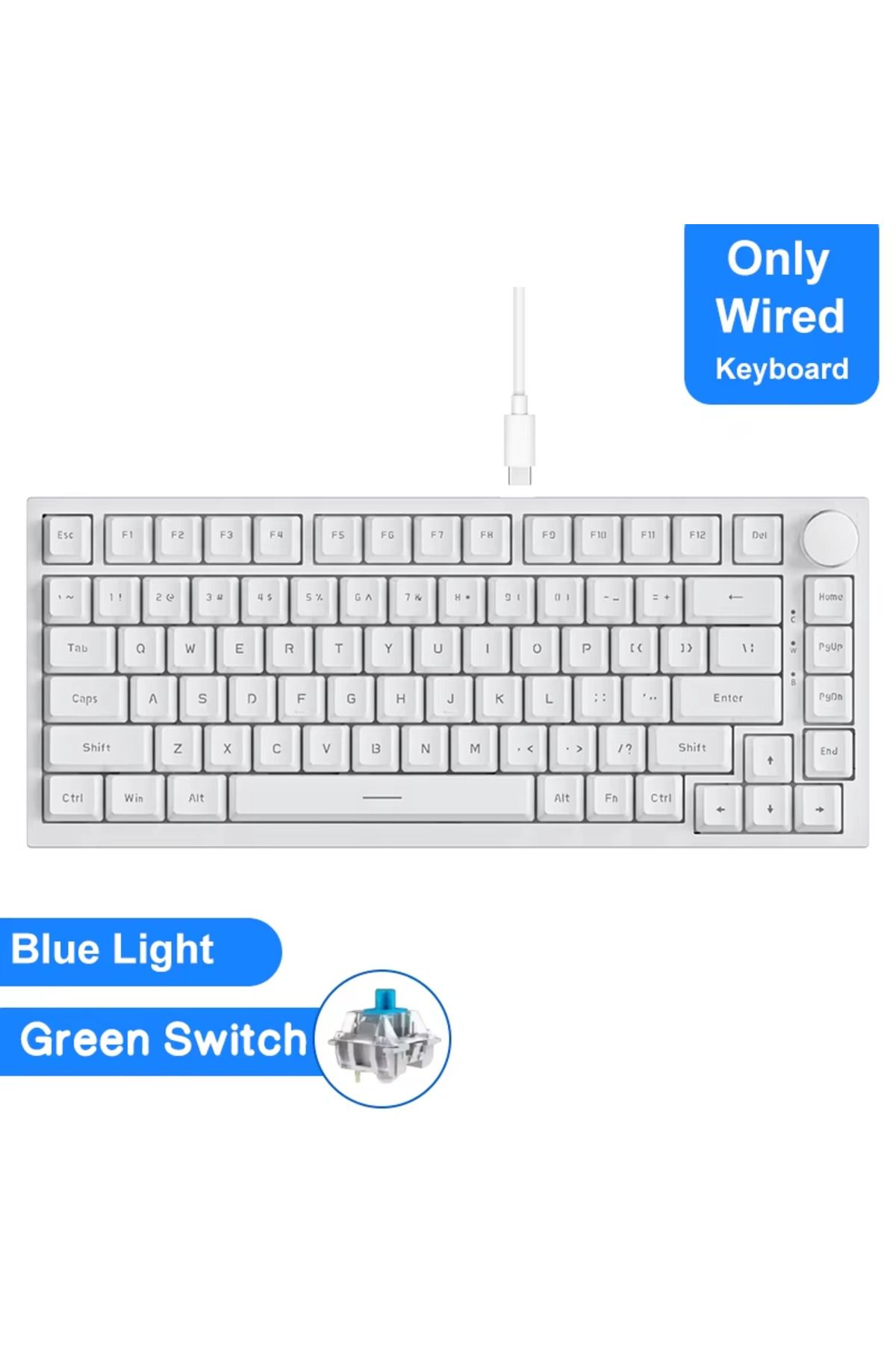 Ajazz-AK820 B AK820/AK820Pro gaming mechanical keyboard Bluetooth 5.1/Wireless/wired c custom keyboa 1