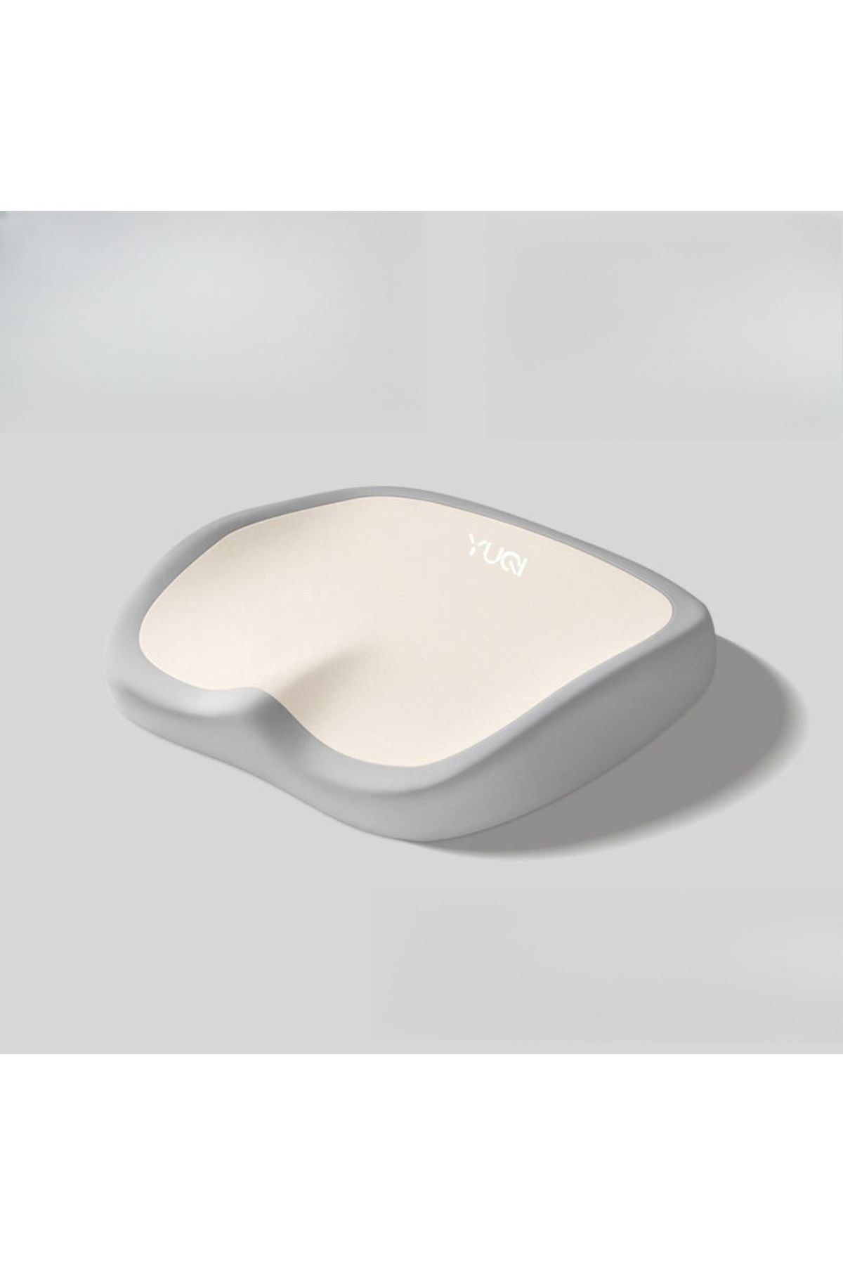 Choice-40x37x5.6cm WHITE 1pcs Memory Foam Seat Cushion for Car/Office Chair Support with Non-Slip Base Ergo 1