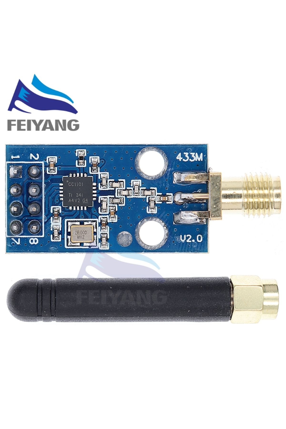 Choice-CC1101 433MHz Wireless Module With SMA Antenna Wireless Transceiver Module For Arduino 7