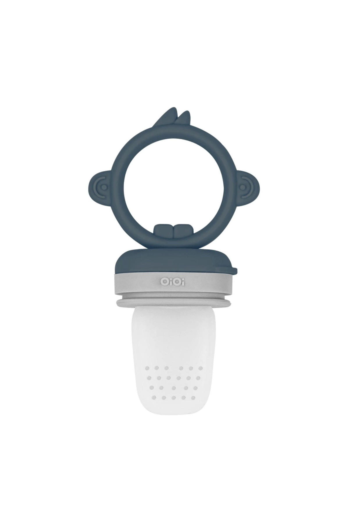 پستانک بی‌اف‌اس پوری فروت وگتبل سیلیکونی، آبی تیره / خاکستری پودری