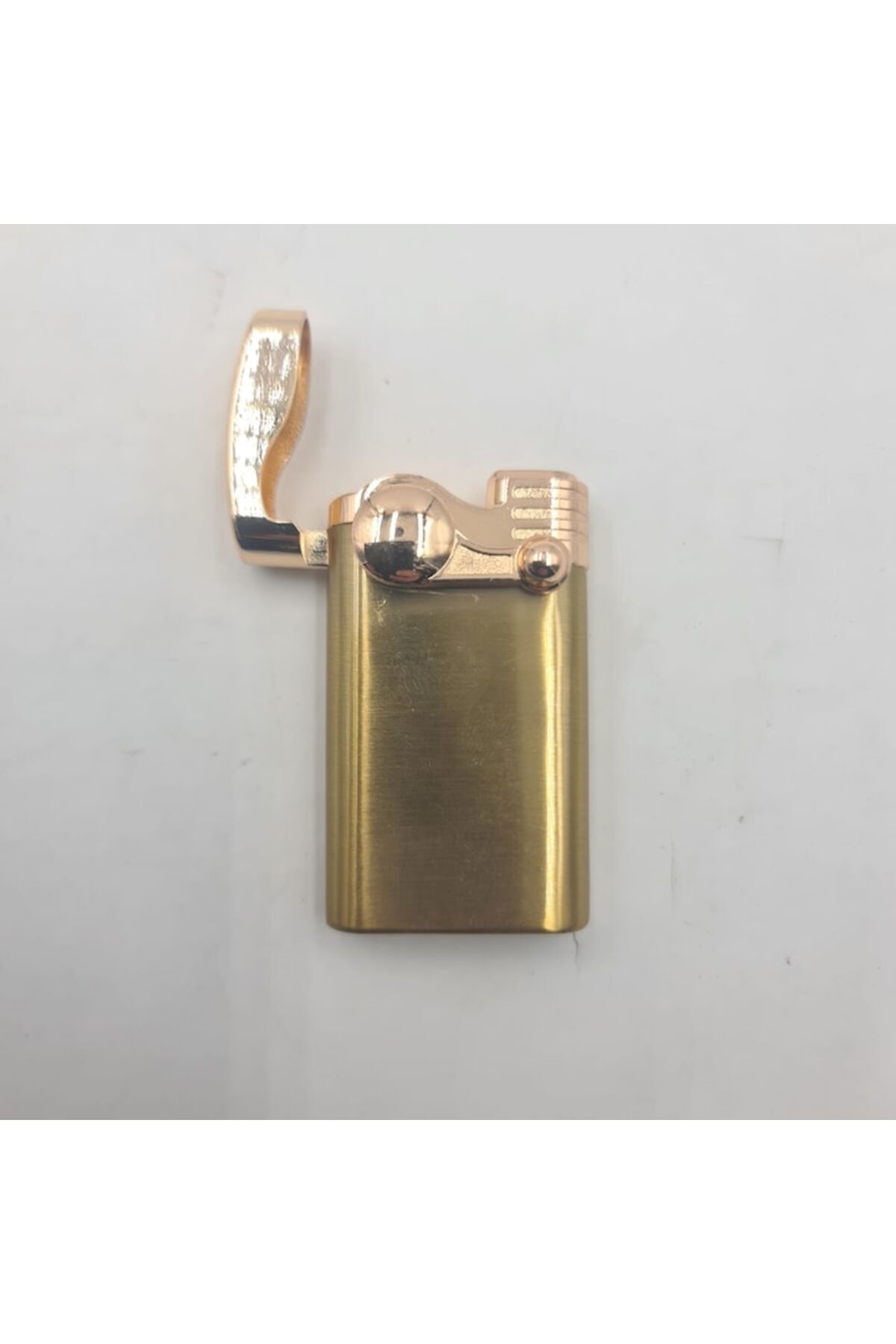 dalimag-Gas Lighter, Windproof, Refillable, Adjustable Flame, Trigger Open, Robotic Model, Gold, 3