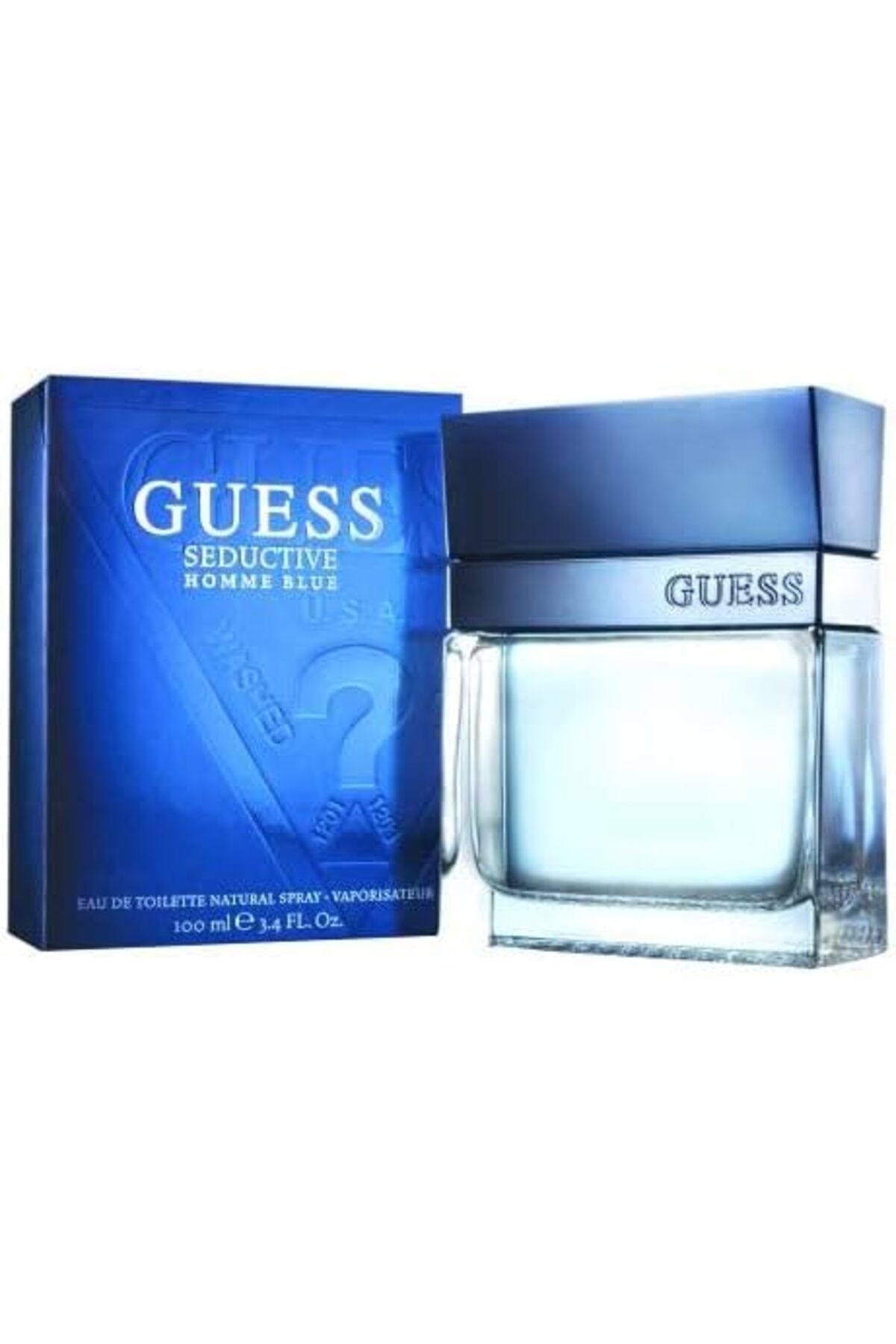 Guess-Men's Seductive Homme - Eau de Toilette, Blue, 100ml 3
