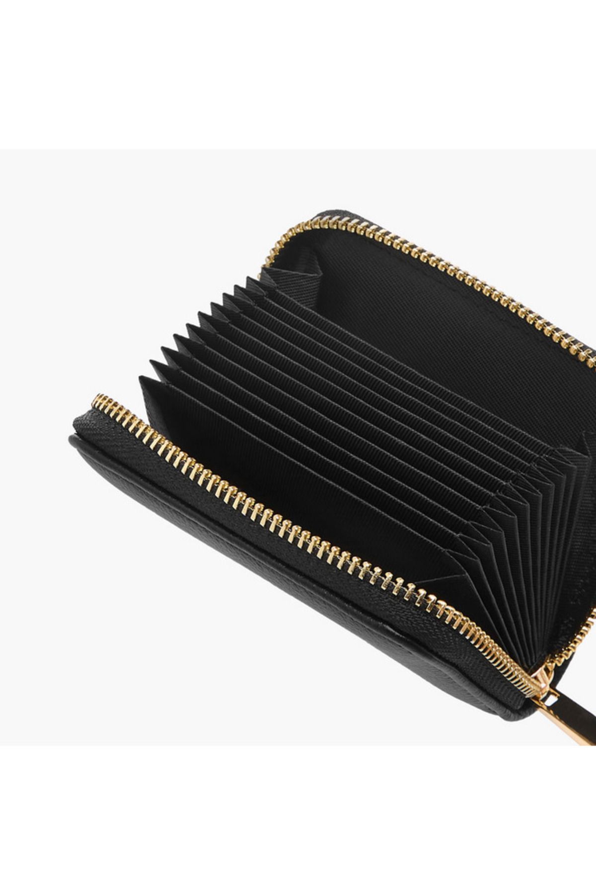 Flora Bella by Shoexpress-Textured Wallet with Zip Around Closure 5