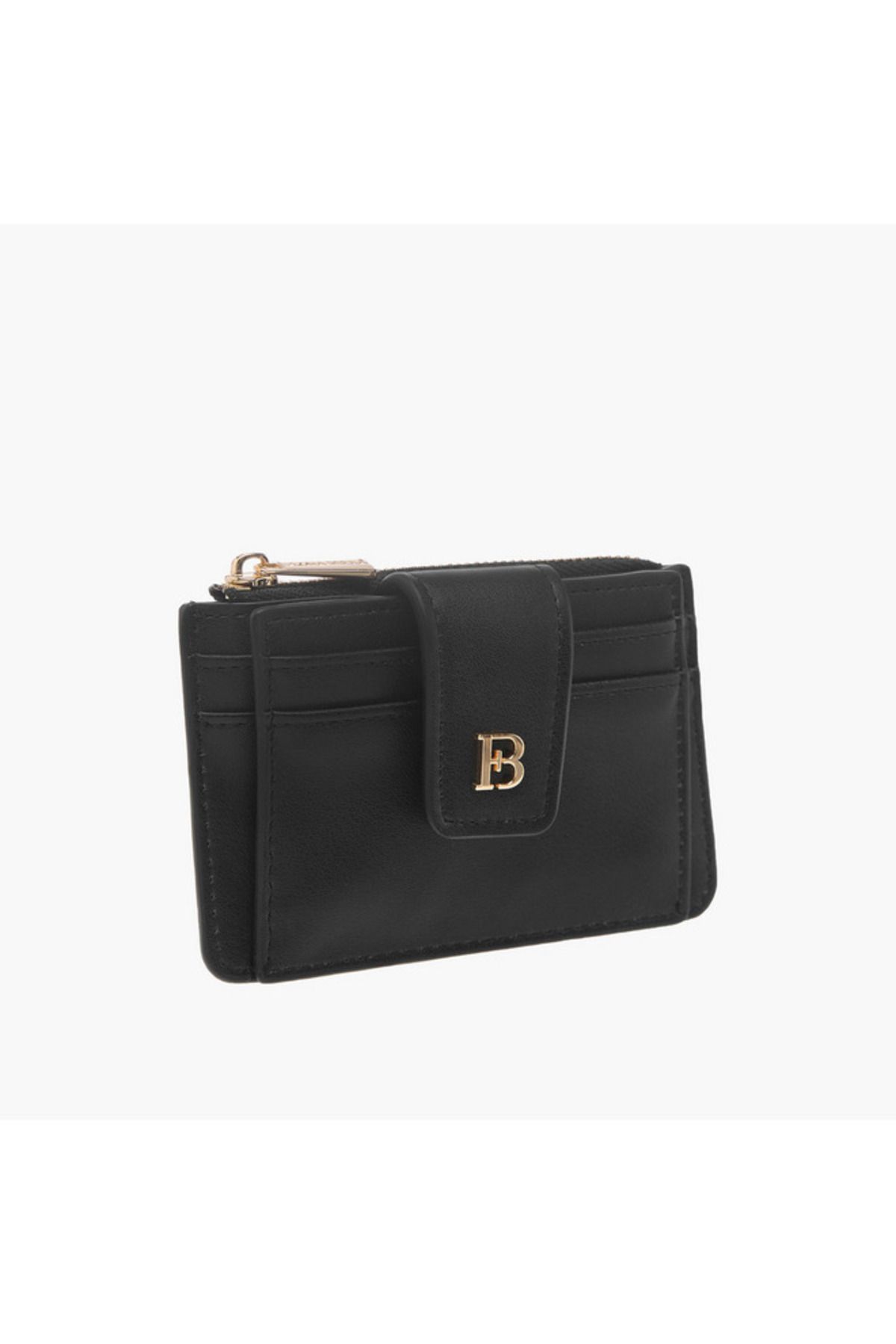 Flora Bella by Shoexpress-Solid Wallet with Zip Closure 3