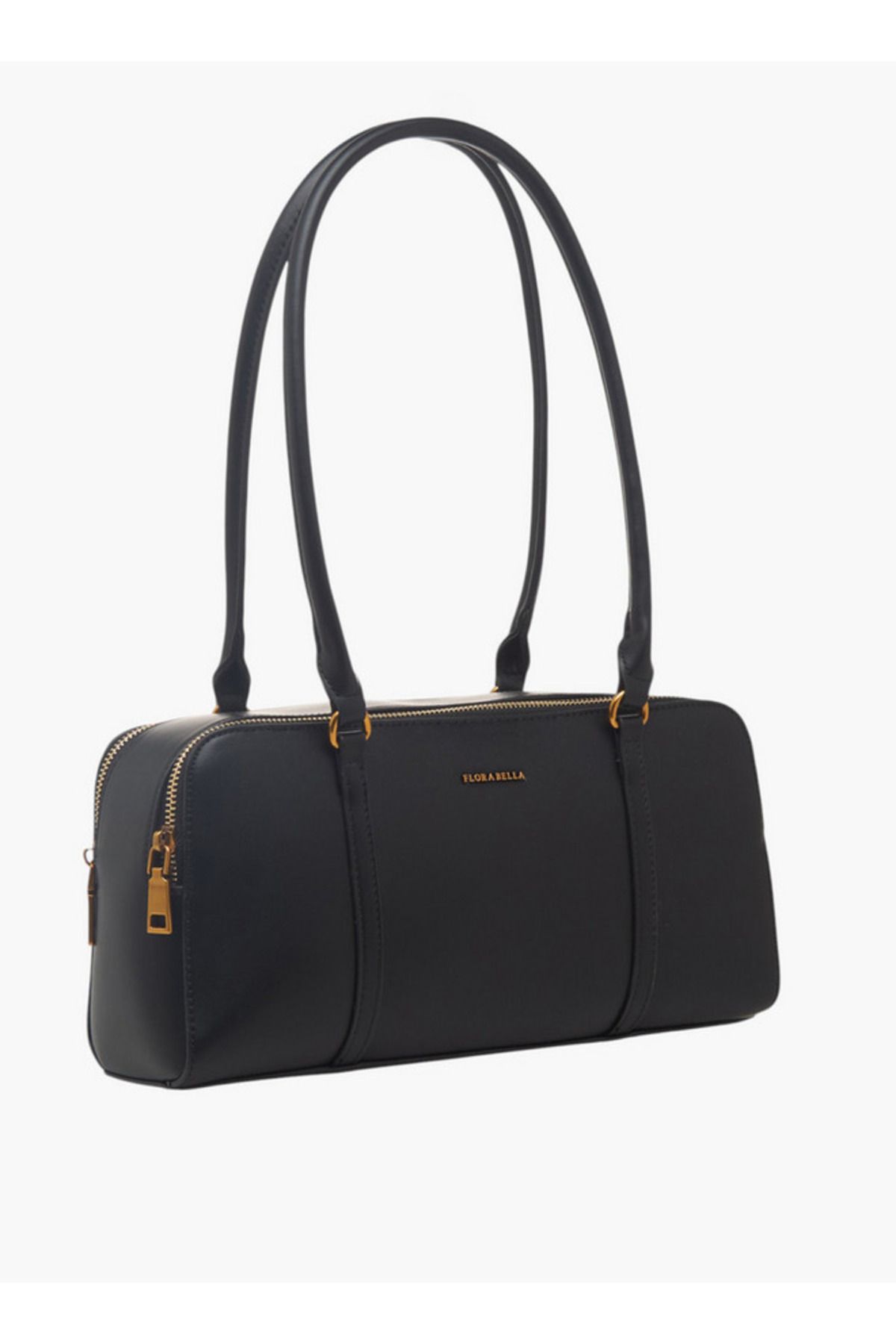 Flora Bella by Shoexpress-Textured Shoulder Bag with Zip Closure and Double Handle 2