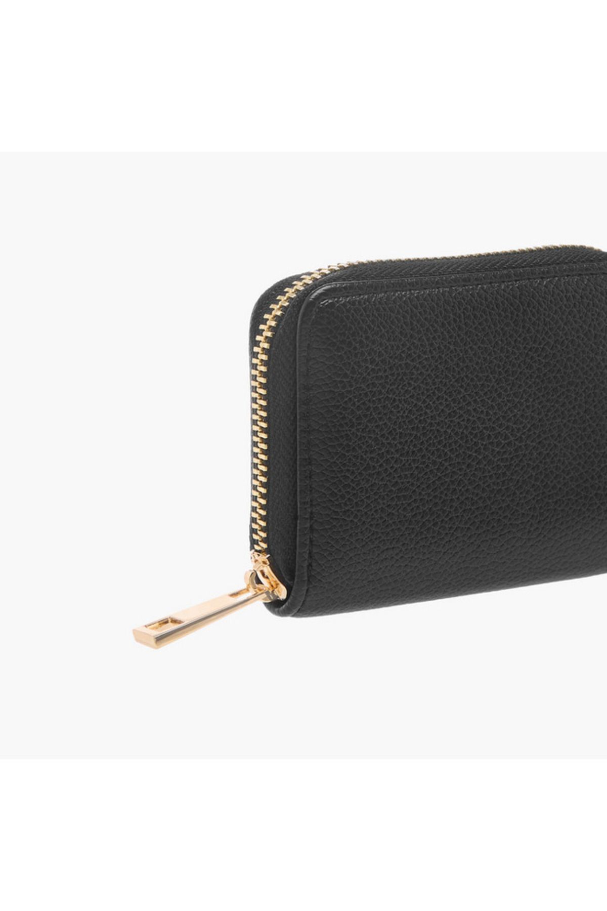 Flora Bella by Shoexpress-Textured Wallet with Zip Around Closure 3