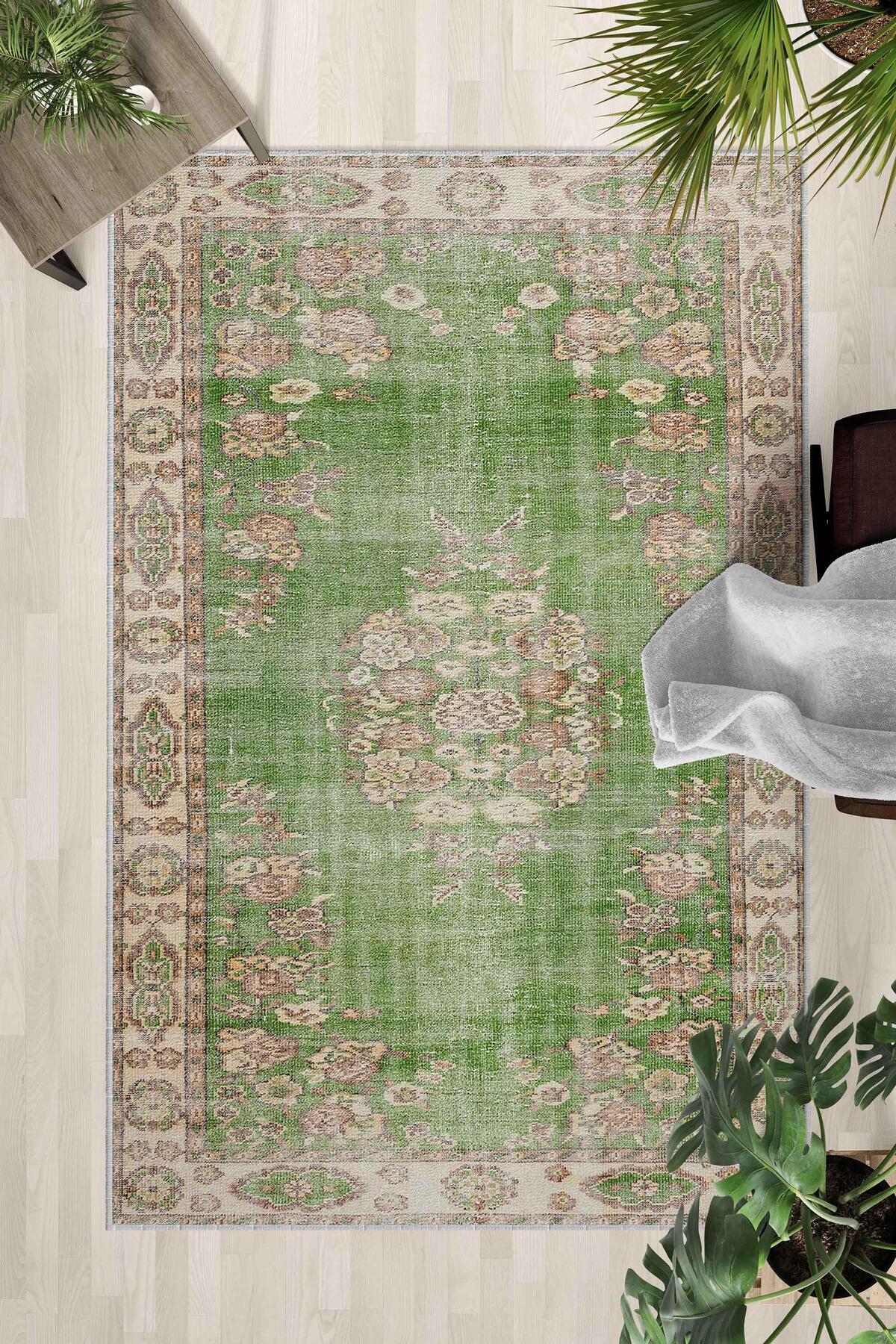 Anti-Slip Base Washable Carpet – Modern Digital Printing Carpet for Kitchen, Living Room, Bedroom (SLNHALI55