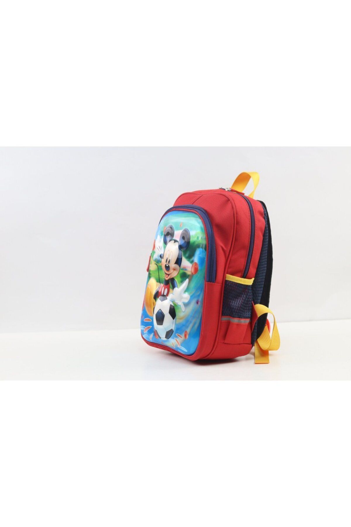 Smart Gate-SG-9215 School Carrying Mickey Mouse Football Backpack Kids Red 3