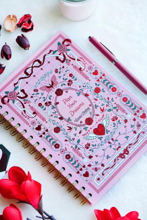 Victoria's Journals A5 Spiralli Süresiz-Motivasyon Sayfalı-Haftalık Planlayıc...