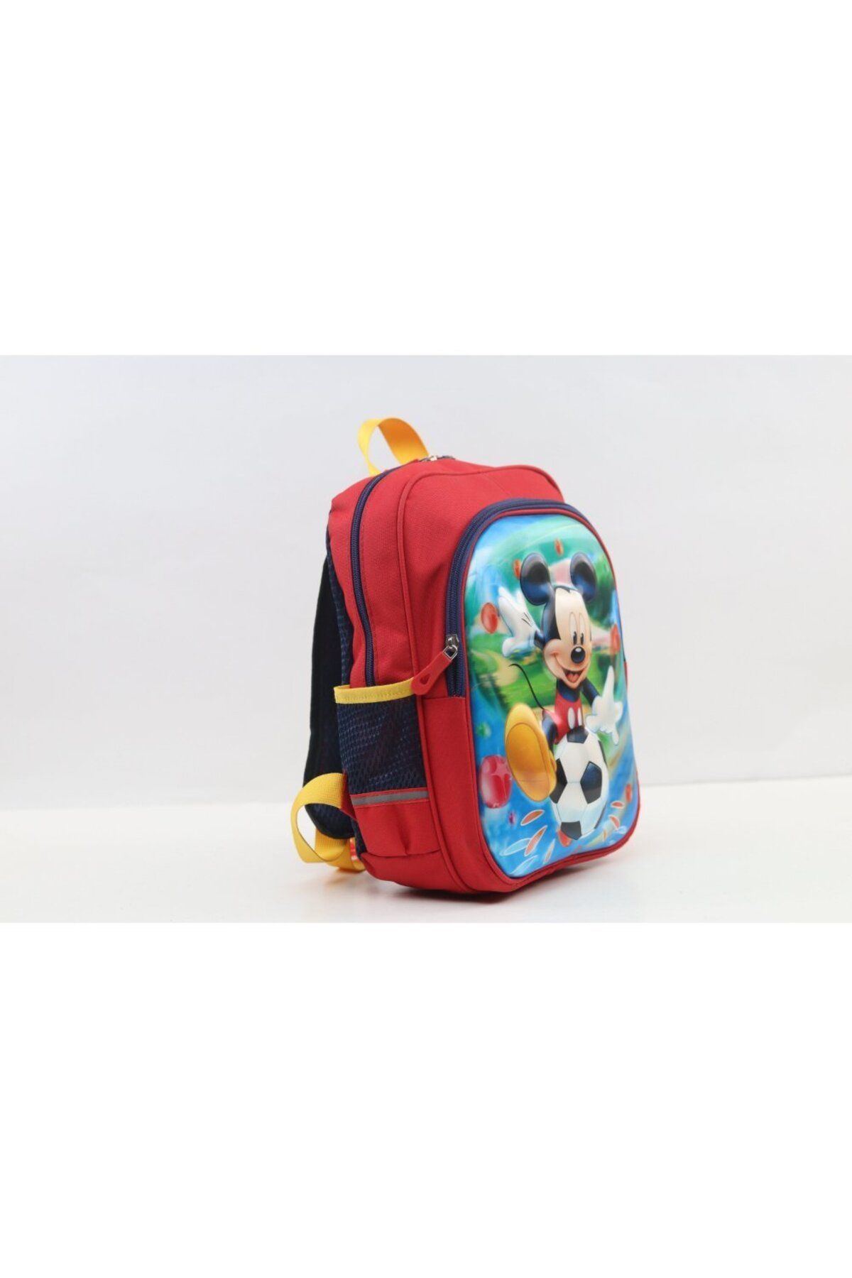 Smart Gate-SG-9215 School Carrying Mickey Mouse Football Backpack Kids Red 2