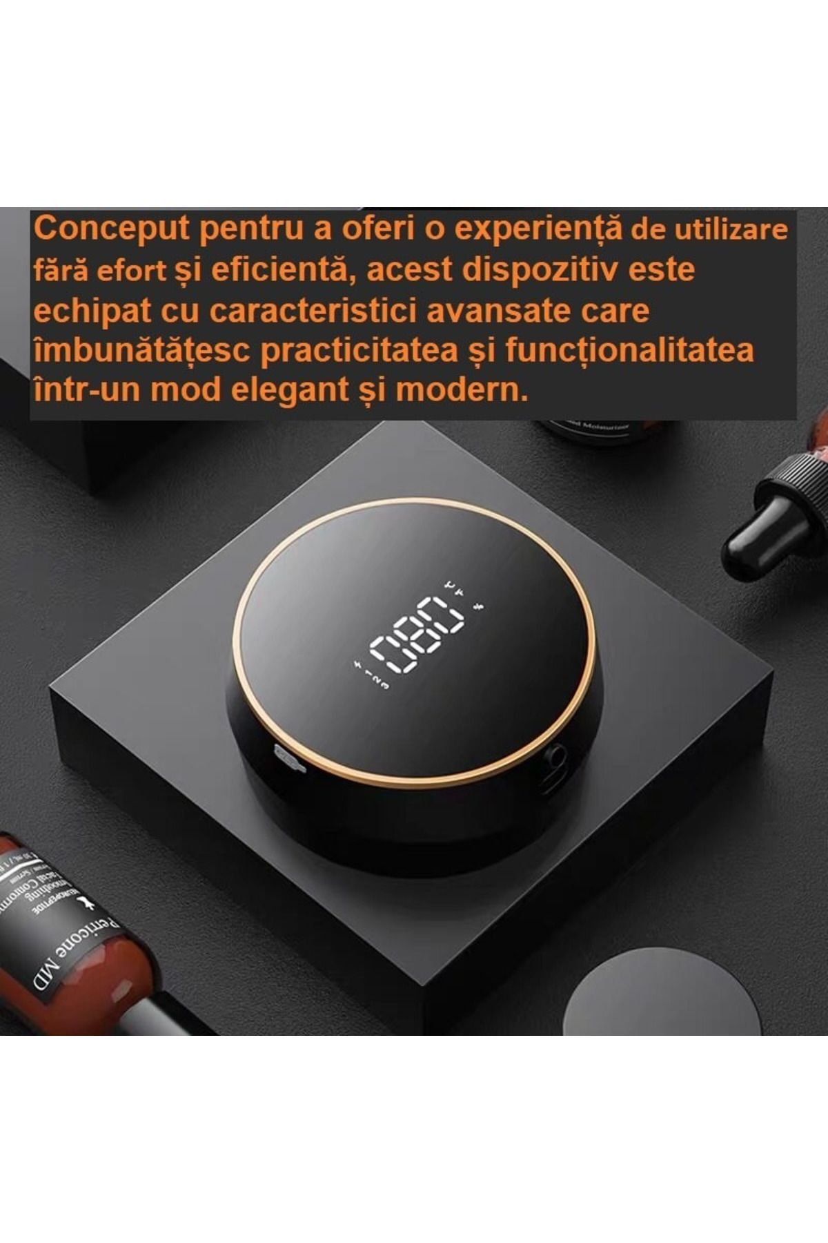 MOAWAVE-Dozator automat de săpun lichid, afișaj inteligent al temperaturii interne, 3 niveluri de distribuire a săpunului 9