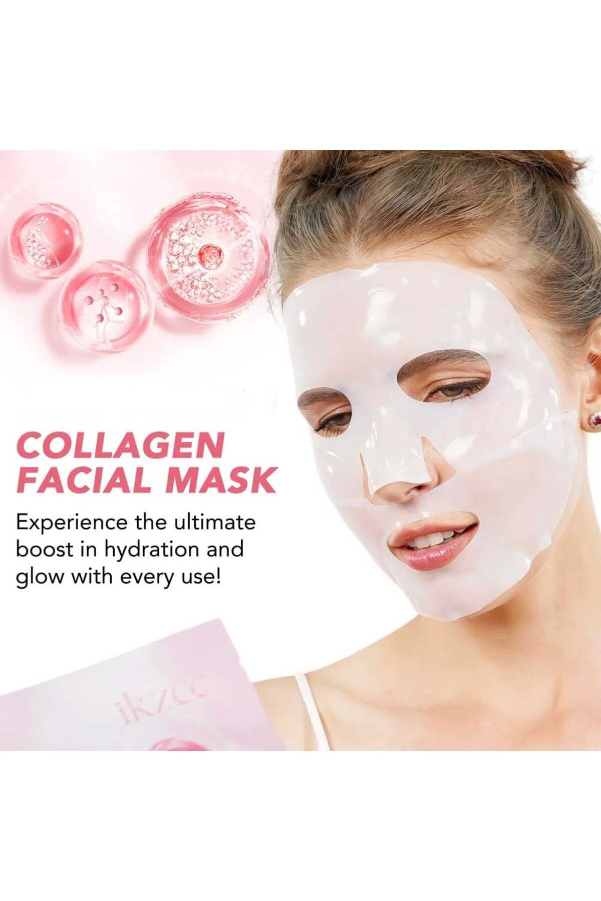 OEM-Set of 4 Masks with BIO Collagen, Advanced Formula with Probiotics, Hydro-Gel Technology 6