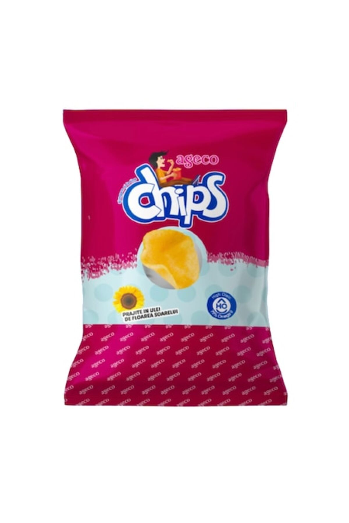 AGE Pachet 12 X Chipsuri Sărate Ageco, 40 G - One Size