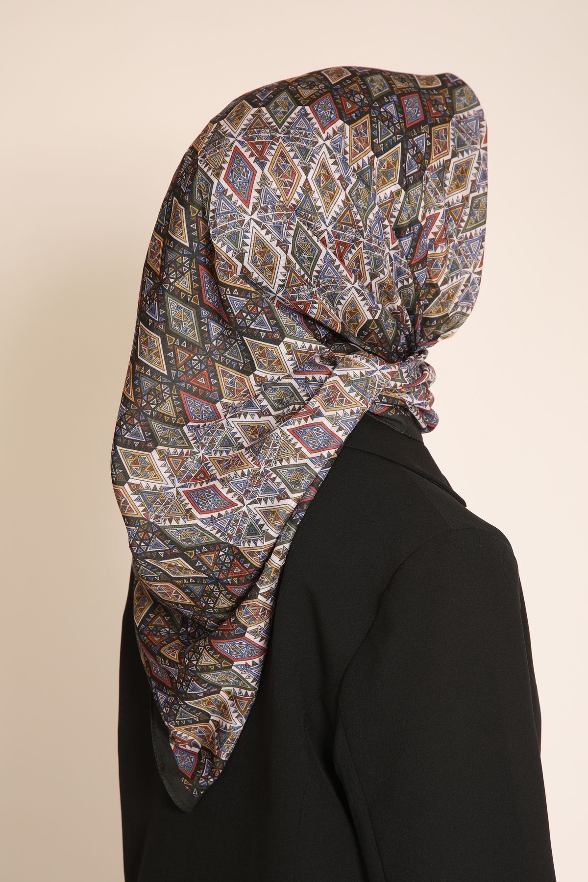 BERCHEM SCARF-Akel Ethnic Patterned Scarf – Modern and Colorful Combinations Indispensable 5