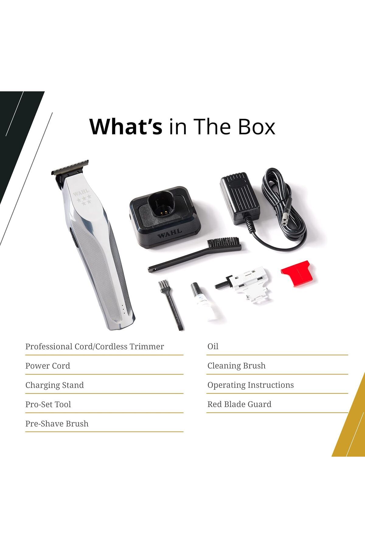 Wahl-Professional Hi-Viz Trimmer, Precision Cutting, Adaptive Speed Control, 135-Minute Run Time 2