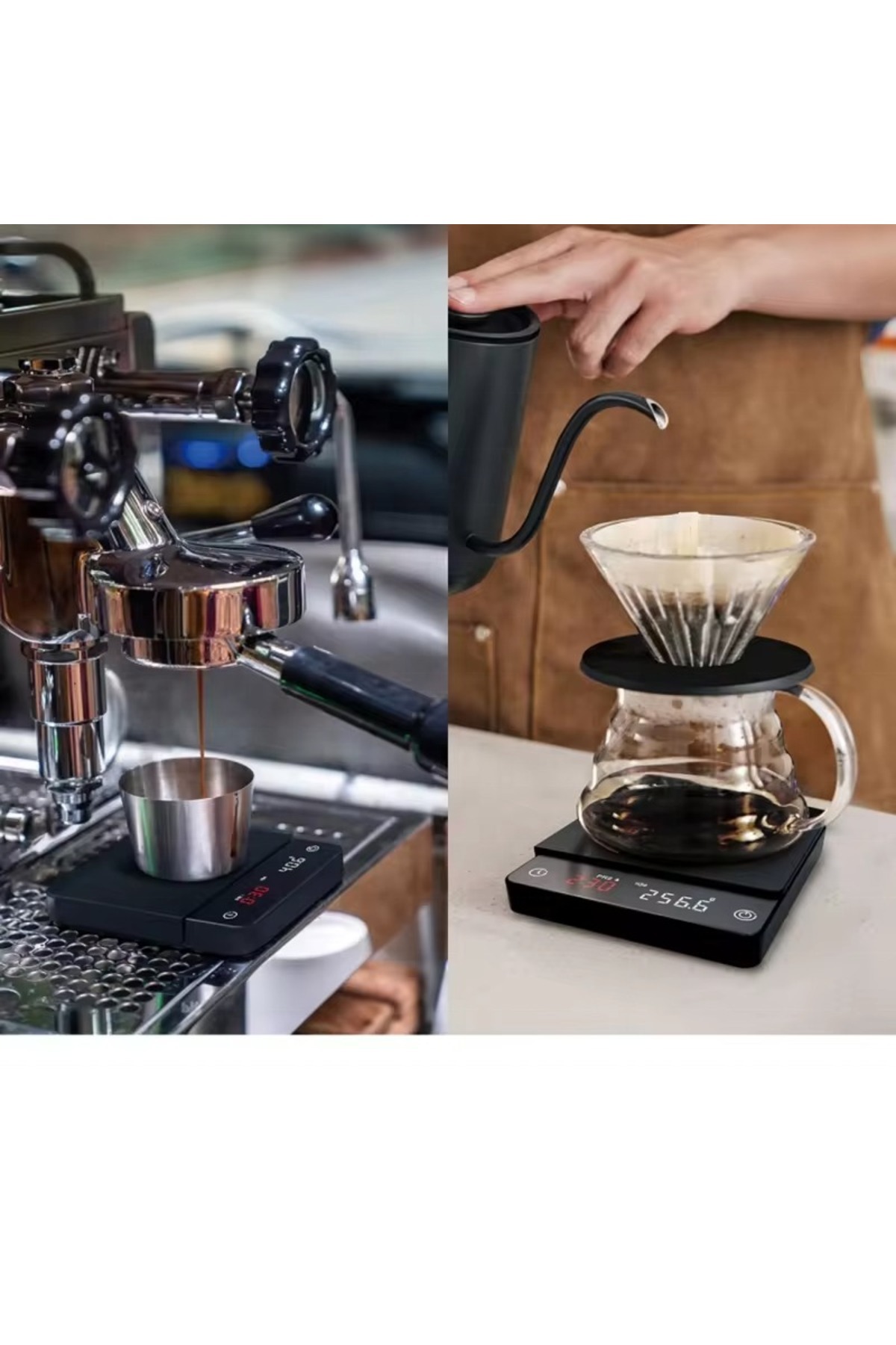 Omran Cart-Coffee Scale Mini 0.1g Accuracy, Auto Timer, Dual Color Led Display, Usb-c Rechargeable Upto 2kg 8