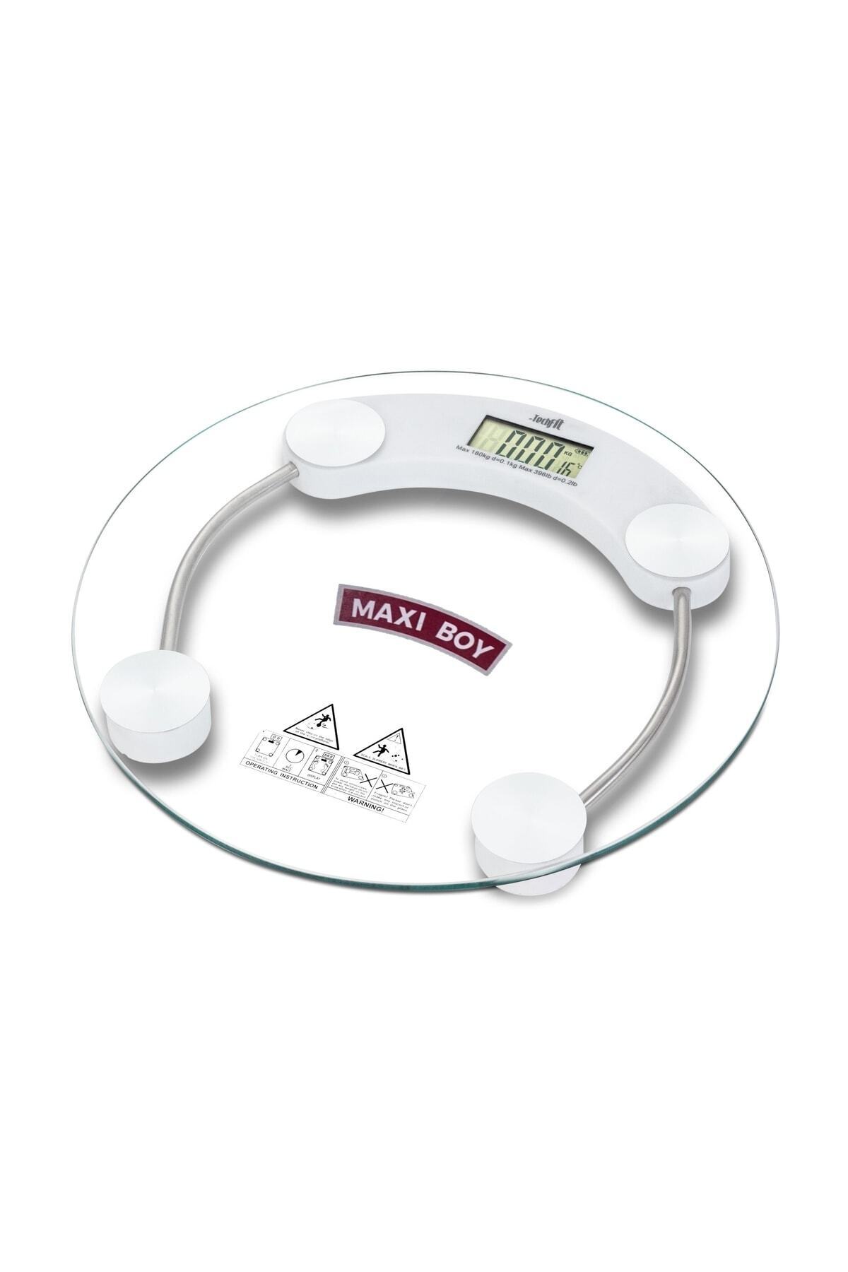 HALL BREATHE Dijital Temperli Cam Kişisel Tartı, Maxi Boy, Hafif ve Şık Tasarım