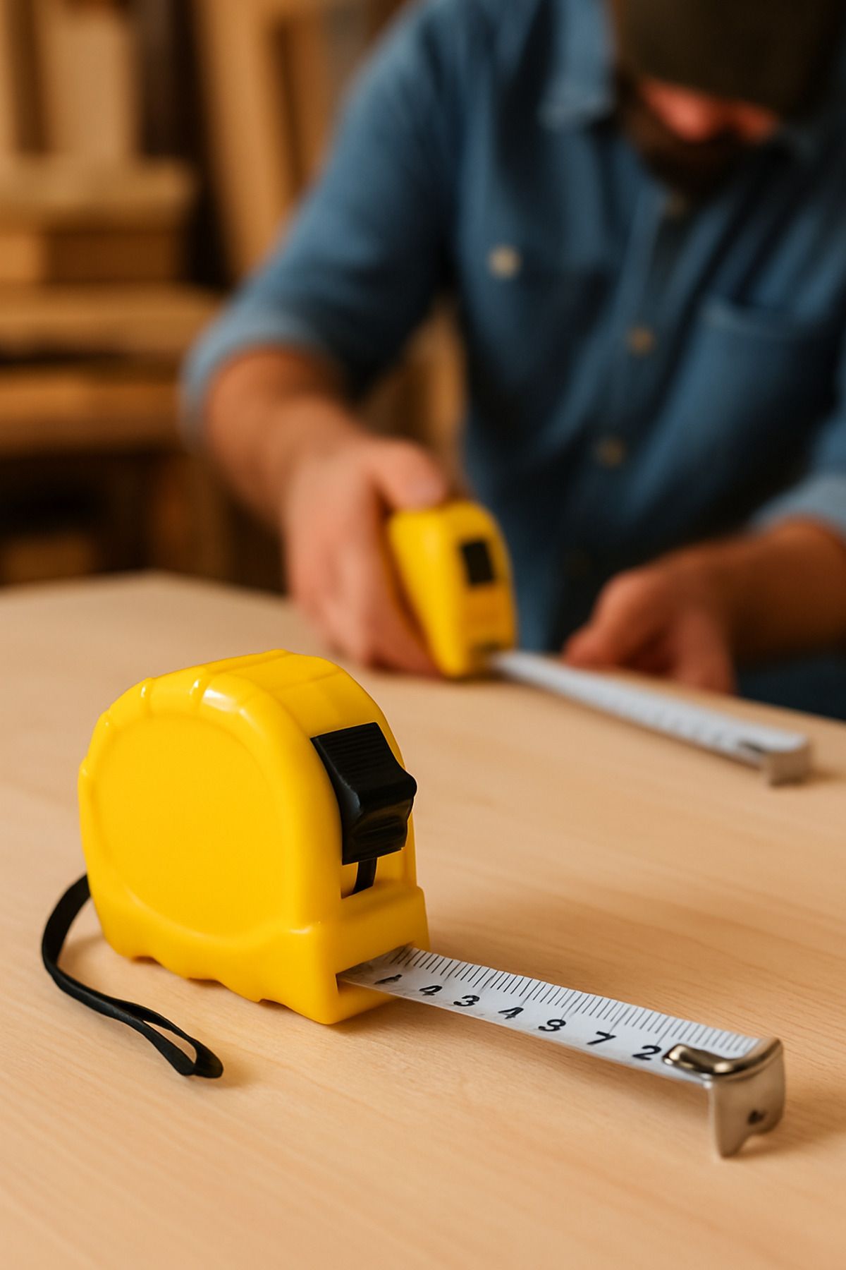 Go İthalat-Ribbon Meter 5 Meters Automatic Tape Measure Durable and Precise Measurement Tape Meter 5