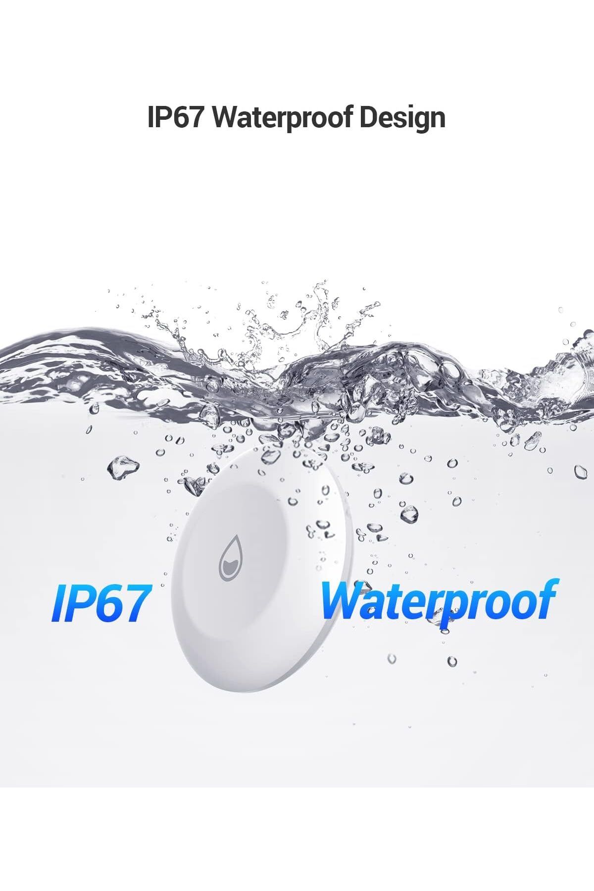 EZVIZ-T10C Zigbee Wireless Water Leak Detector for Home Automation Alarm System Use with A3 Gateway 8