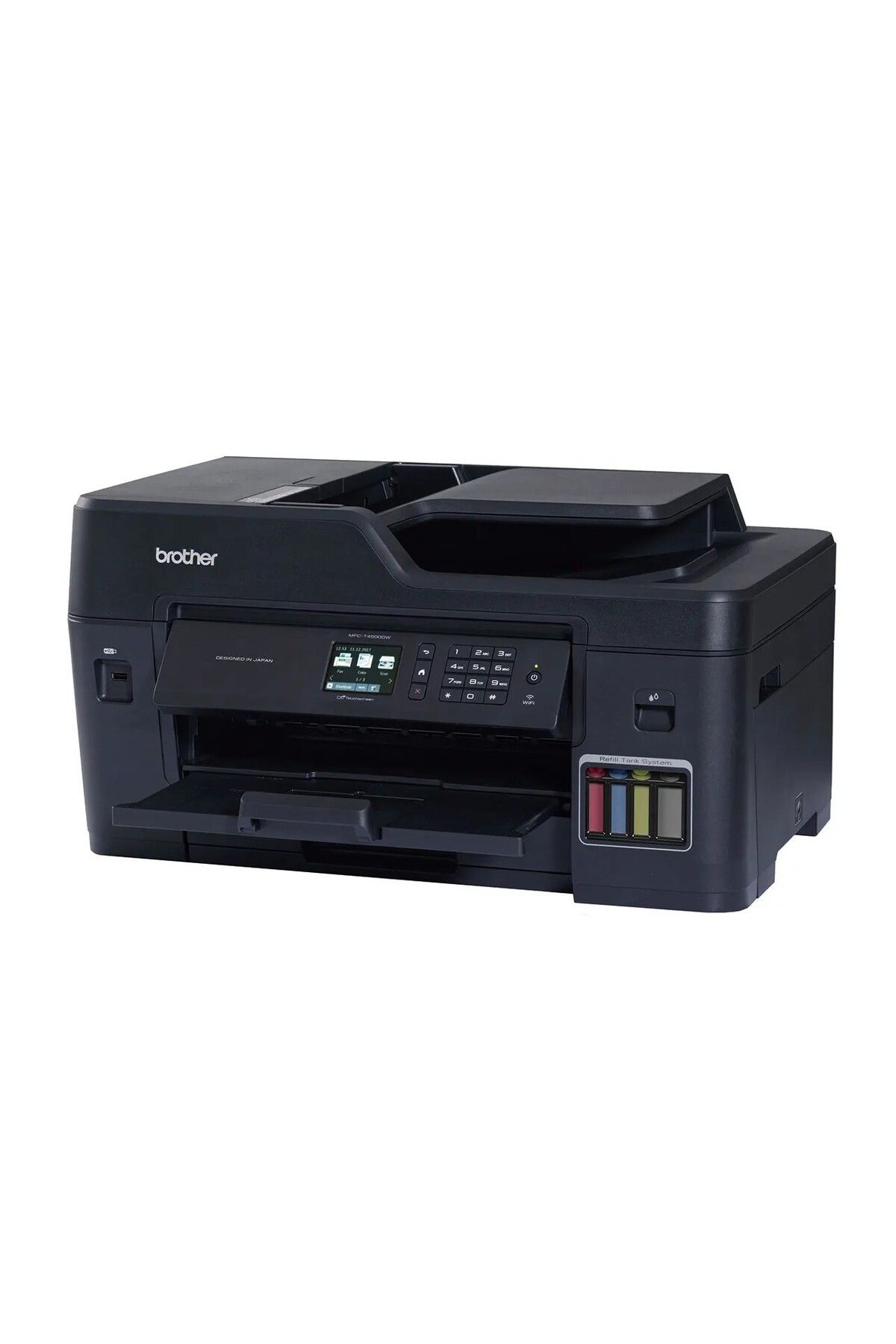 Brother-طابعة متعددة الوظائف بنفث الحبر بالألوان MFC-T4500DW A3 مع نظام خزان إعادة التعبئة والاتصال اللاسلكي 2