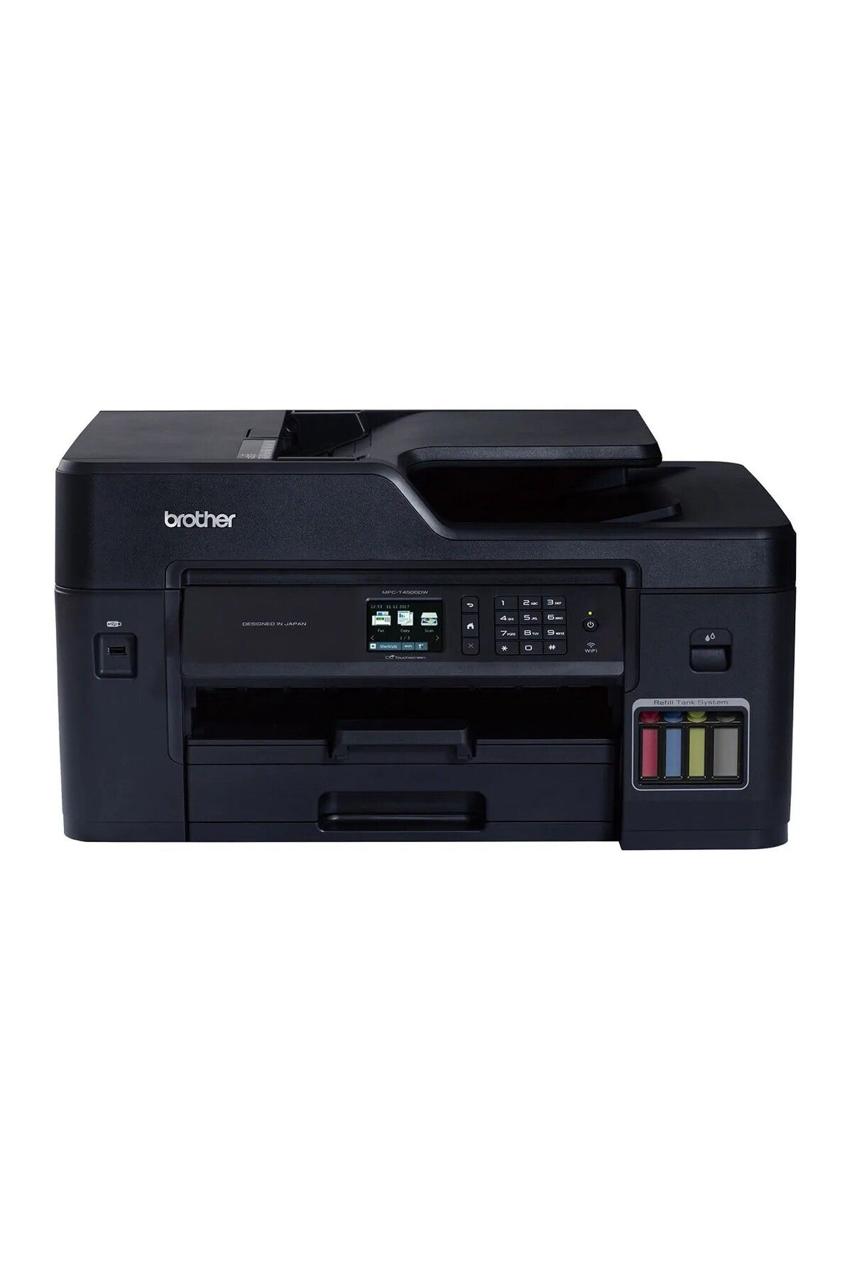 Brother-طابعة متعددة الوظائف بنفث الحبر بالألوان MFC-T4500DW A3 مع نظام خزان إعادة التعبئة والاتصال اللاسلكي 1