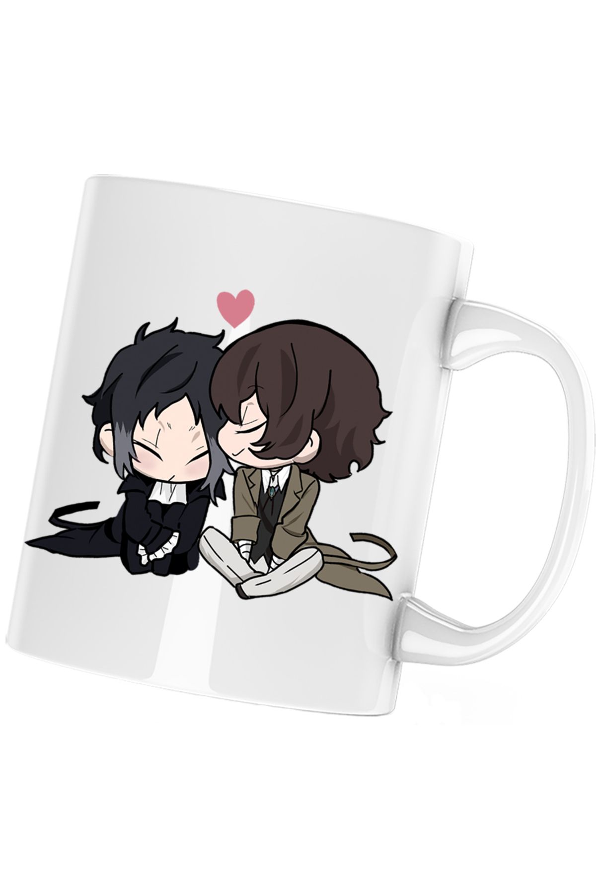 OEM-Cana Bungo Stray Dogs Chibi Plush Anime Manga, white, 330 ml 1