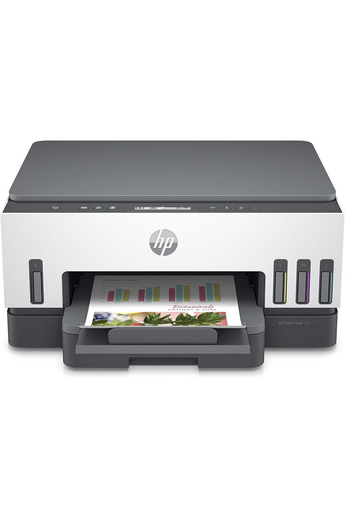 HP-Smart Tank 720 All-in-One Inkjet Printer - Color Print, Scan, Copy, Wireless - 6uu4 1
