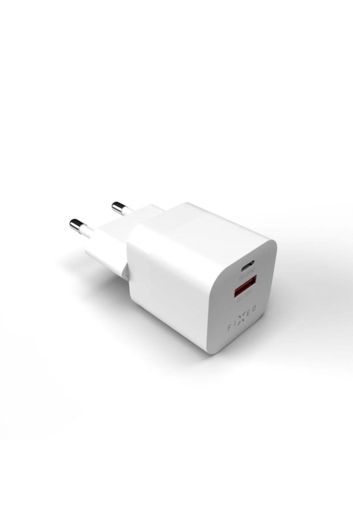 FIXED-Stała mini ładowarka podróżna USB-C/USB 20W | FIXC20M-CU-WH 3