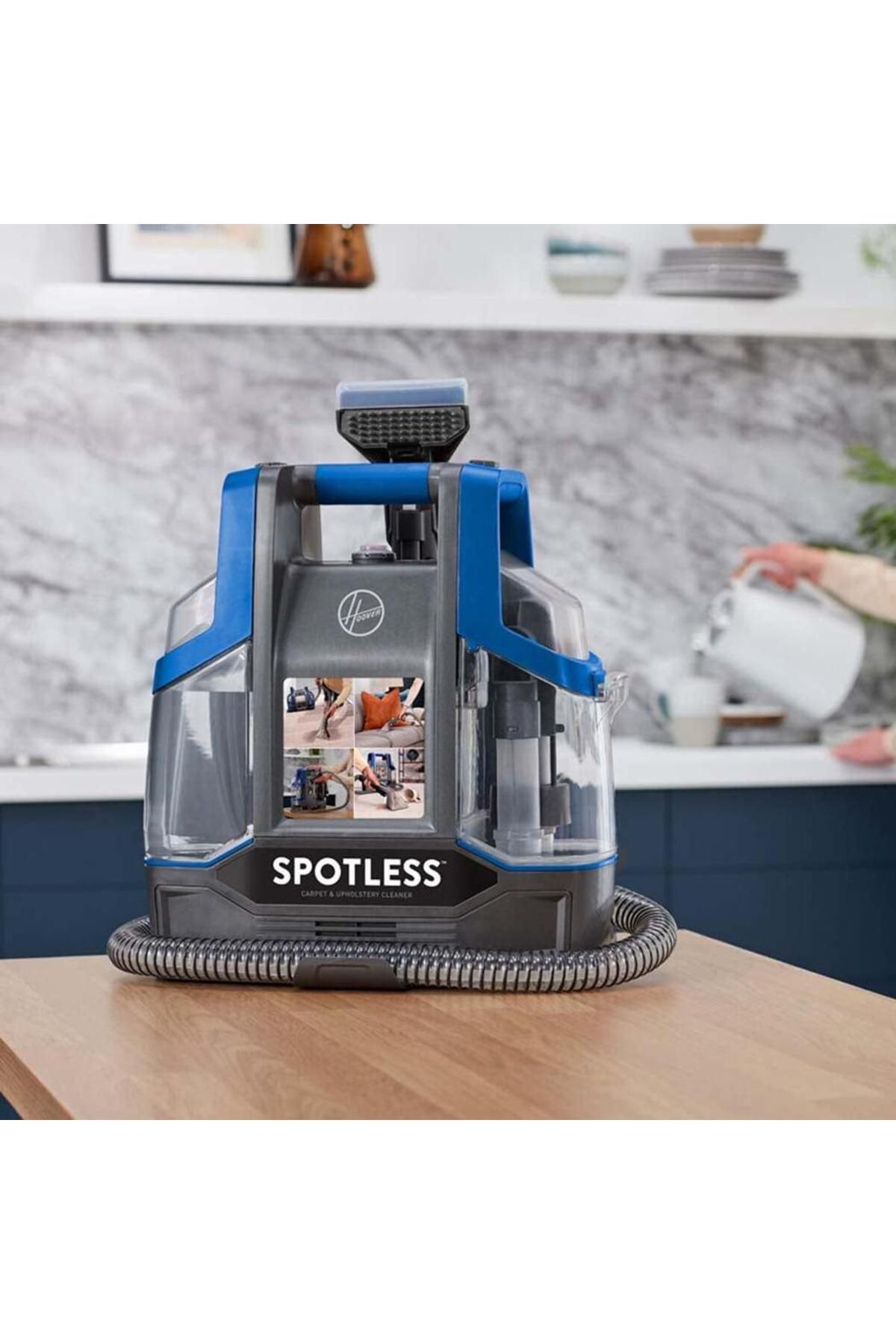 Hoover-Portable Carpet &Upholstery Spot Cleaner Blue/Gray 3