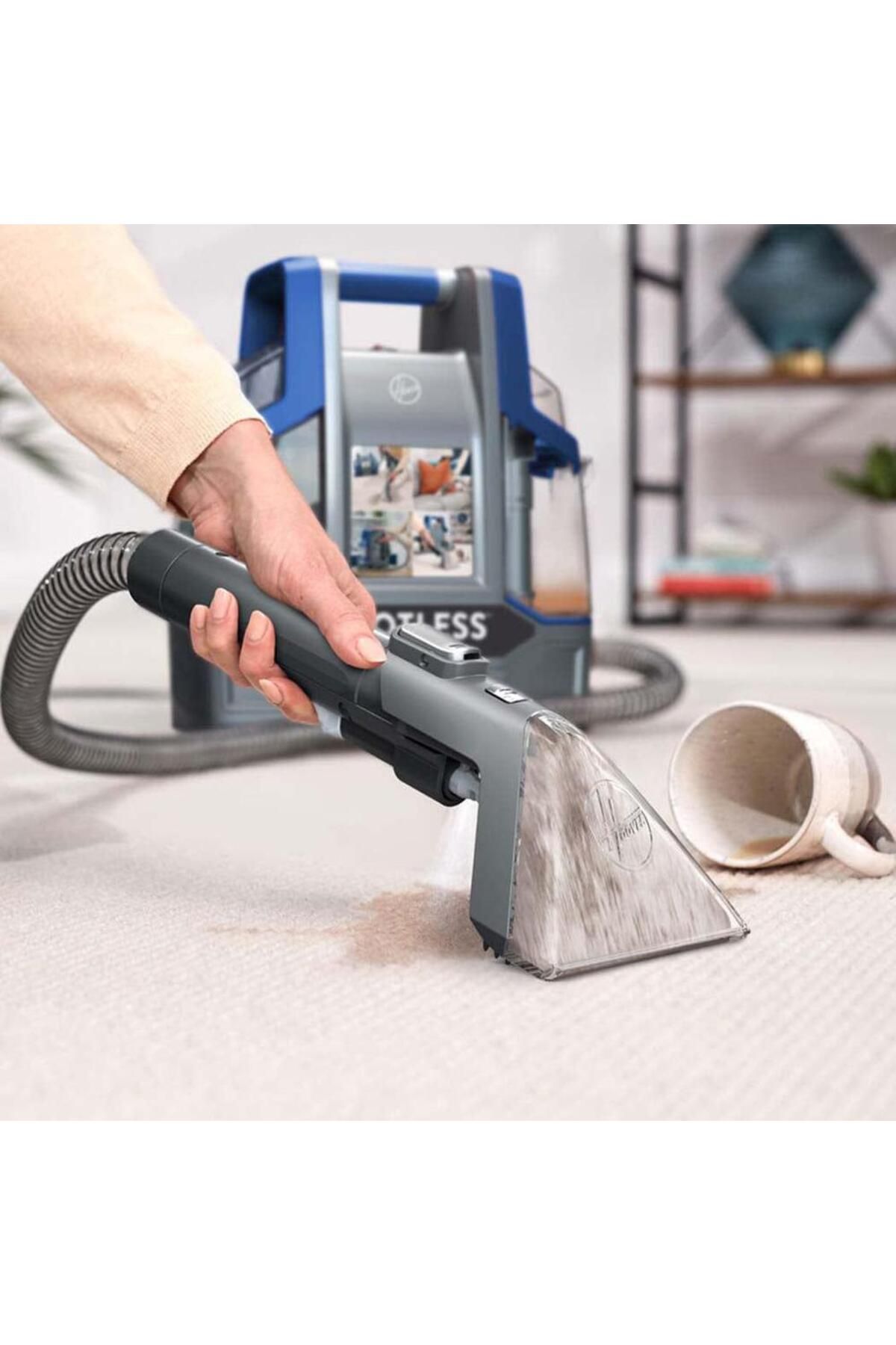 Hoover-Portable Carpet &Upholstery Spot Cleaner Blue/Gray 4