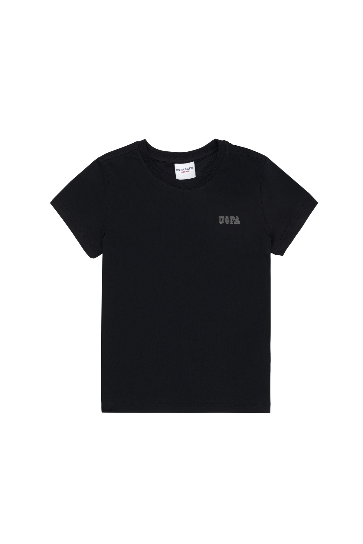 یو اس پولو تیشرت پسرانه یقه گرد مشکی 50313932-VR046 یو اس پولو تیشرت پسرانه یقه گرد مشکی 50313932-VR046