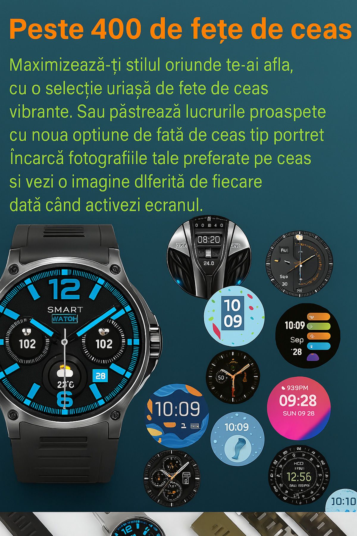 Singlait-SQ69 Smartwatch, voice call, notifications, health monitoring, physical activities – Gray 4
