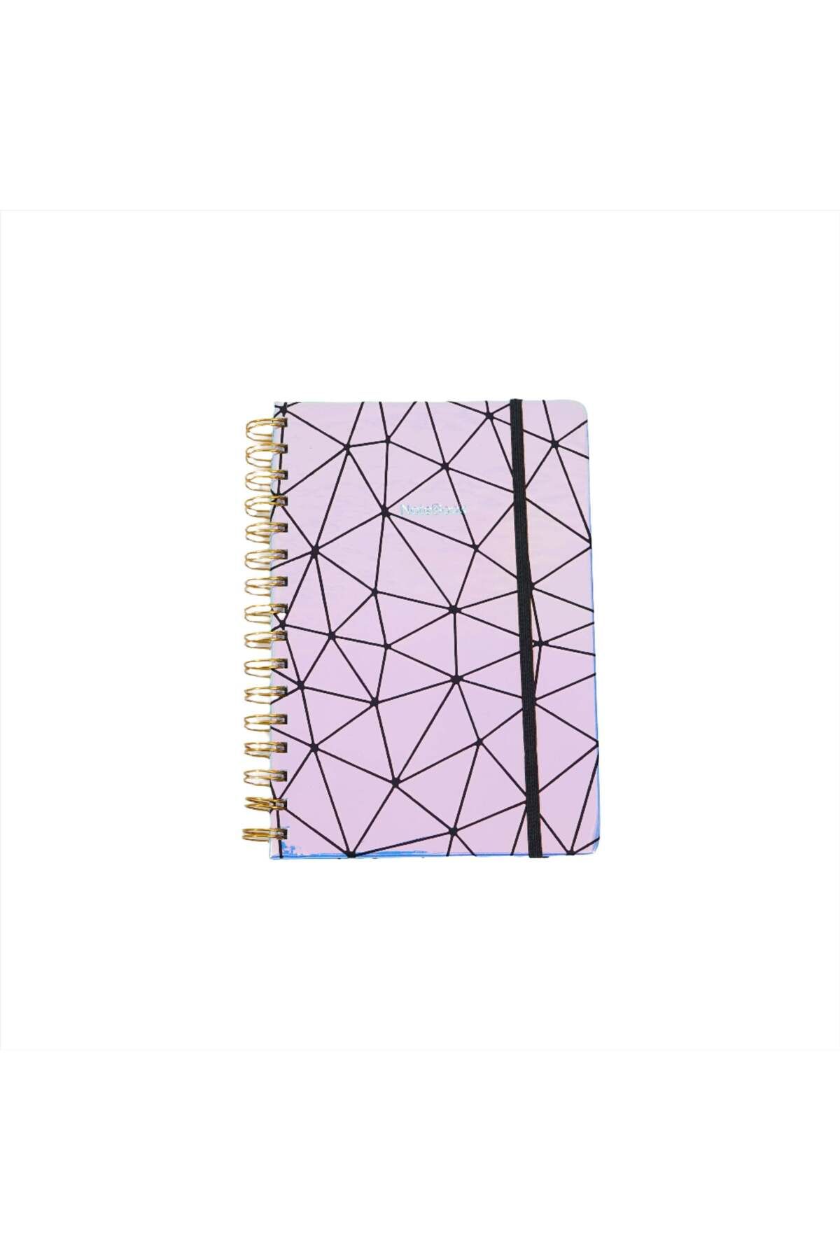 Midi-A5 Laser geometry pattern coil notebook/mixed 1