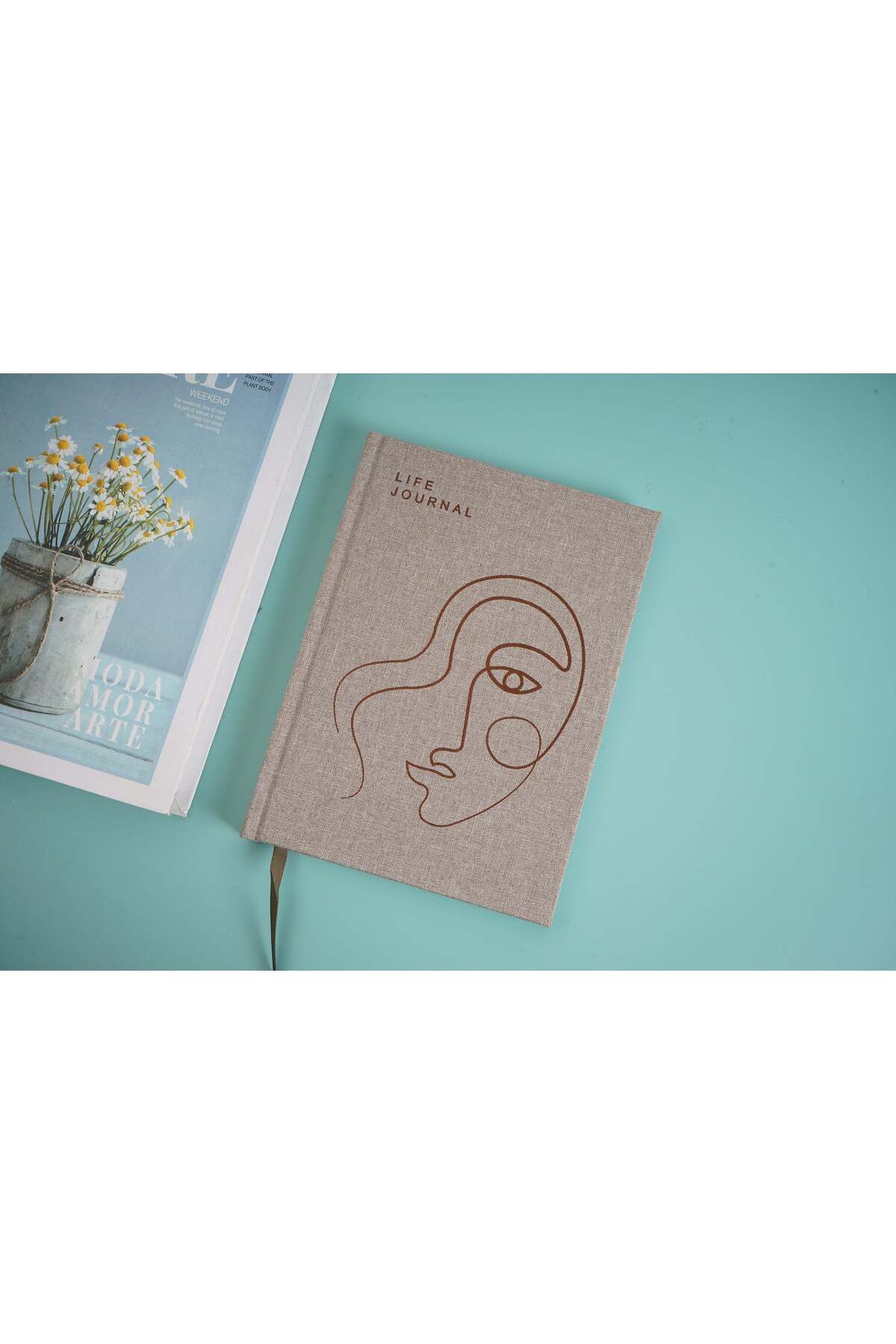 Midi-Cloth bound hardback notebook 1