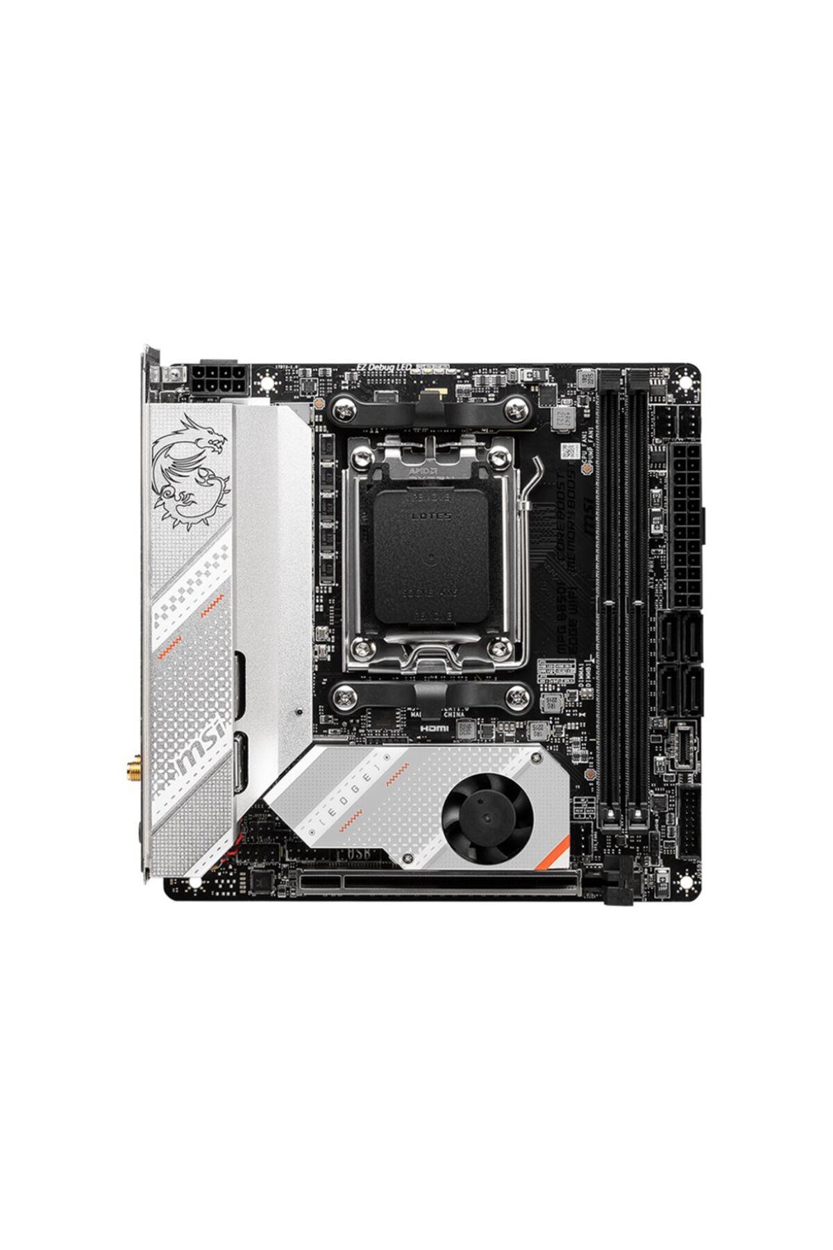 ARMSİLVER-MSI | MPG B650I EDGE WIFI | Familie de procesoare AMD | Socket AM5 | Memorie DIMM DDR5 1