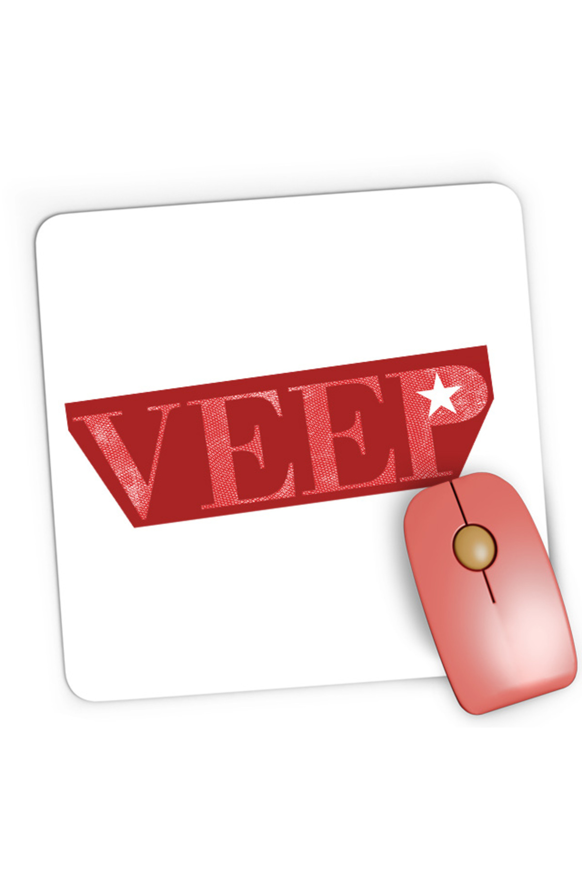 OEM-Mousepad Gaming Veep Logo Lone Wolf Senator Drama TV Show, 21x19 см 2