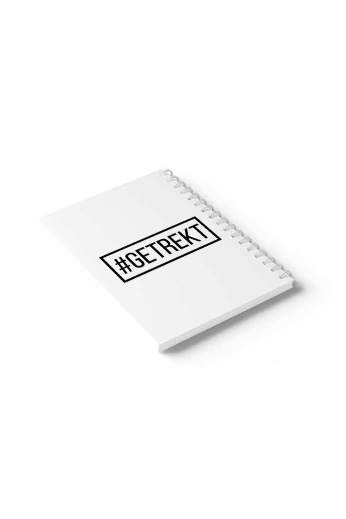 LOWHA-Spiral Notebook with Front and Back Hard Covers Featuring Getrekt Design 6