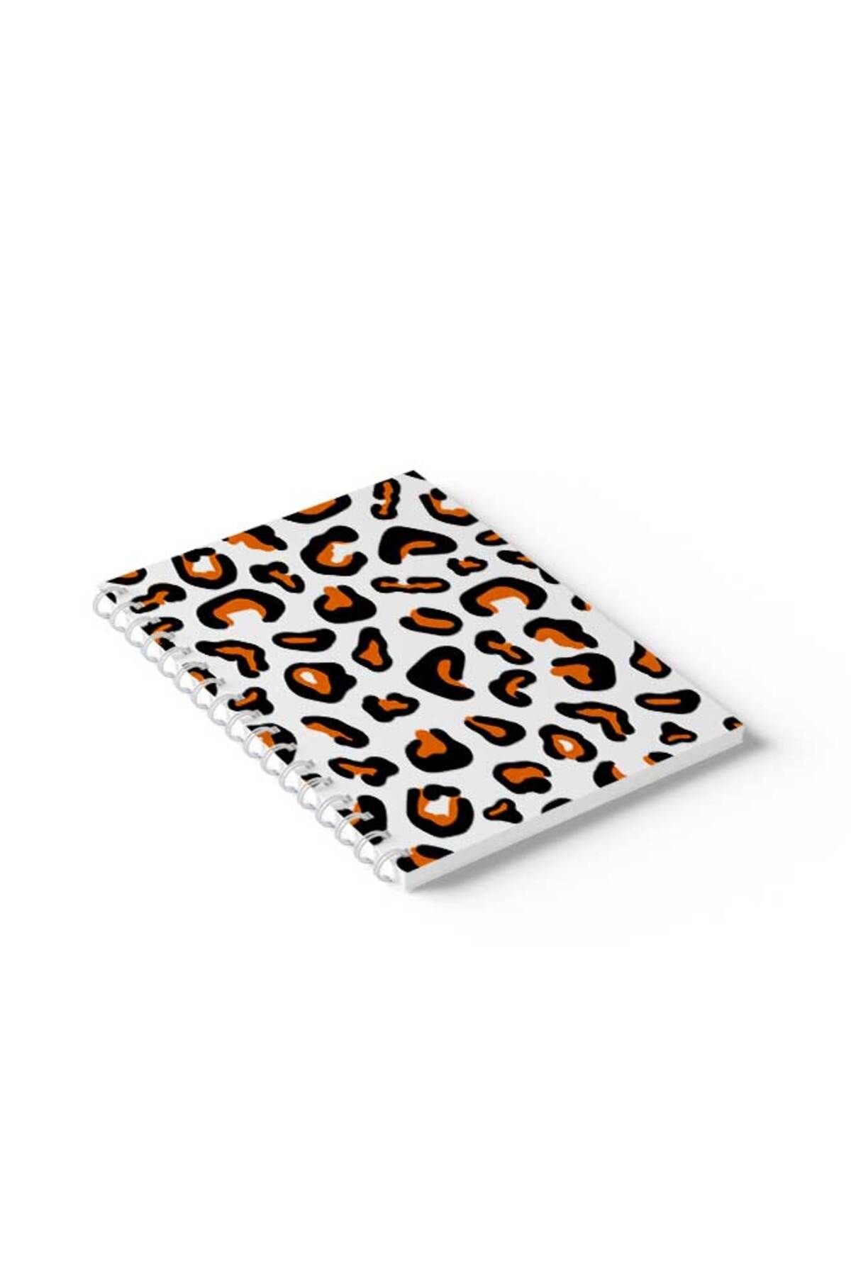 LOWHA-Spiral Notebook with Front and Back Hard Covers Featuring Cheetah Print Design 2