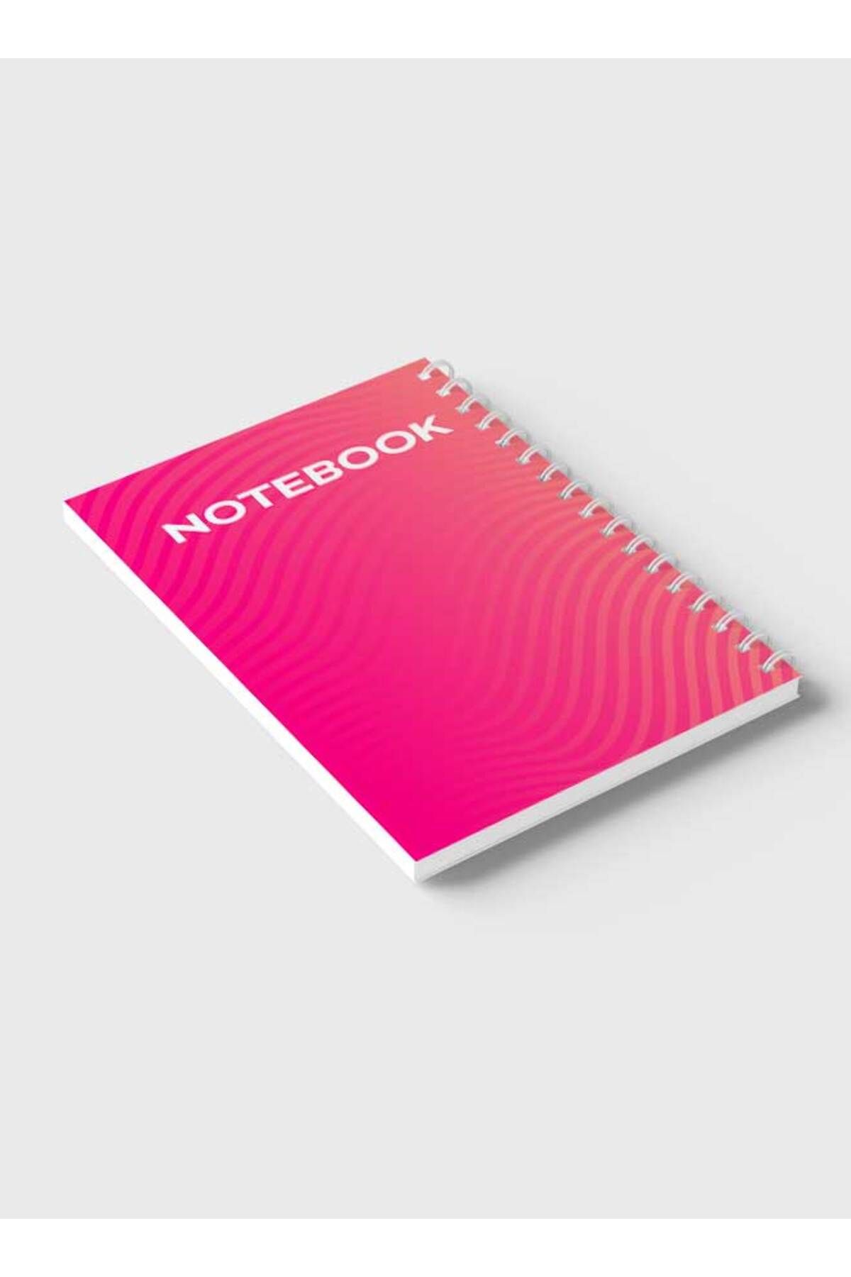LOWHA-Spiral Notebook with Front and Back Hard Covers Featuring Abstract Design 6