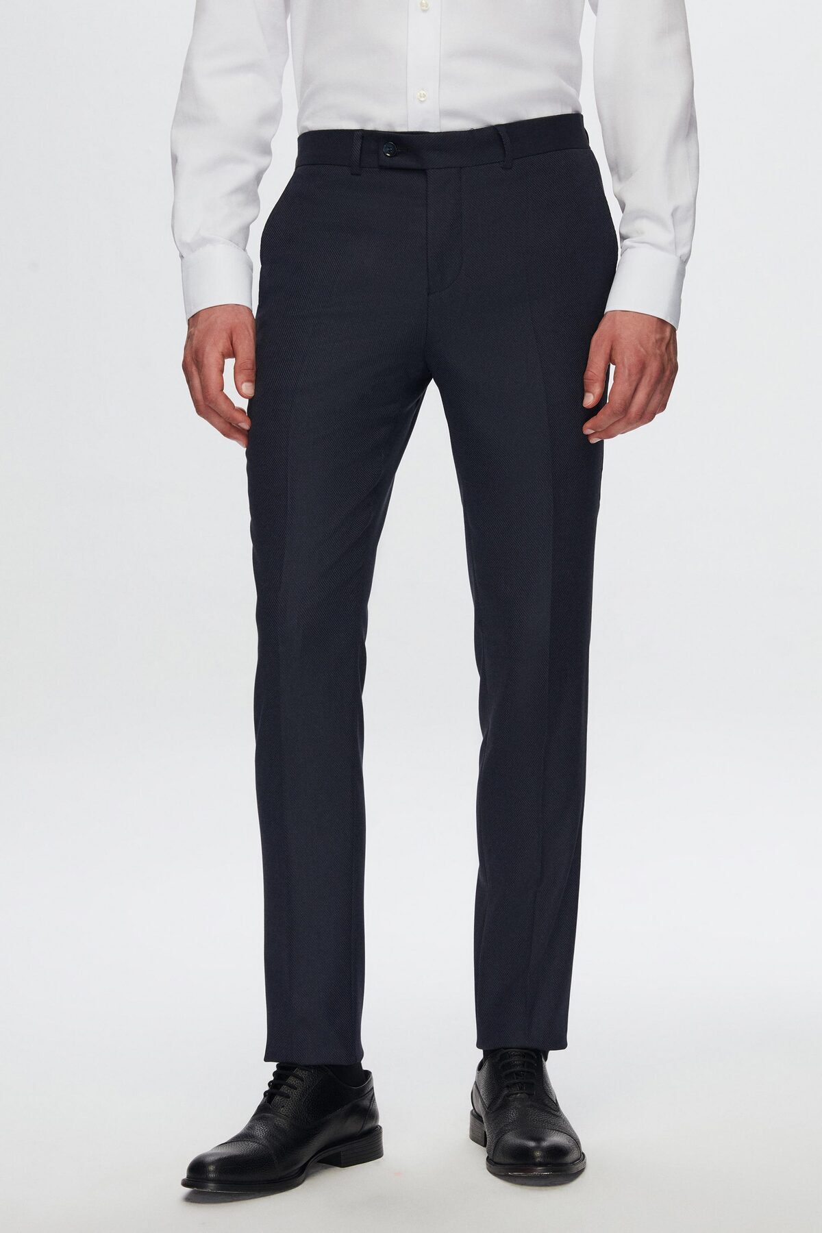  شلوار پارچه‌ای دابی سرمه‌ای