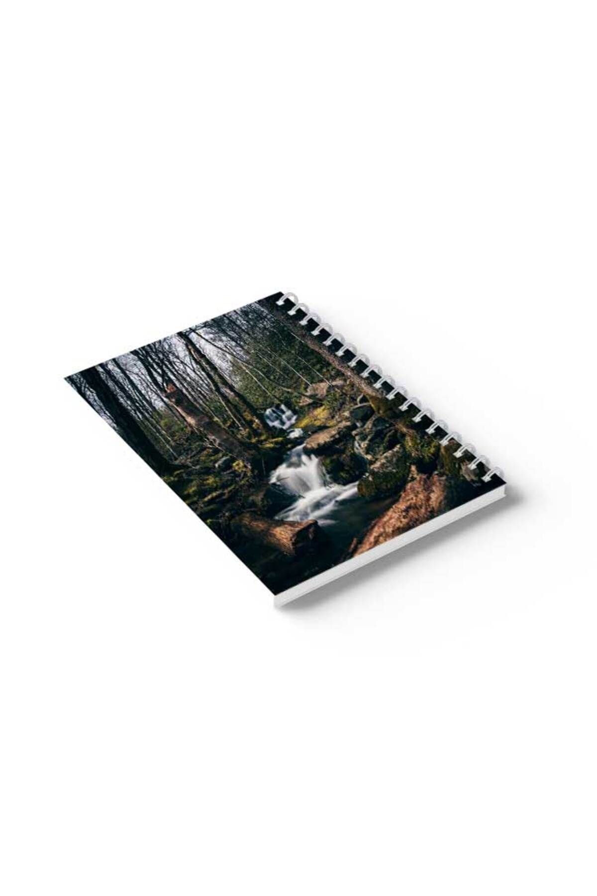 LOWHA-Spiral Notebook with Front and Back Hard Covers Featuring Nature Design 6