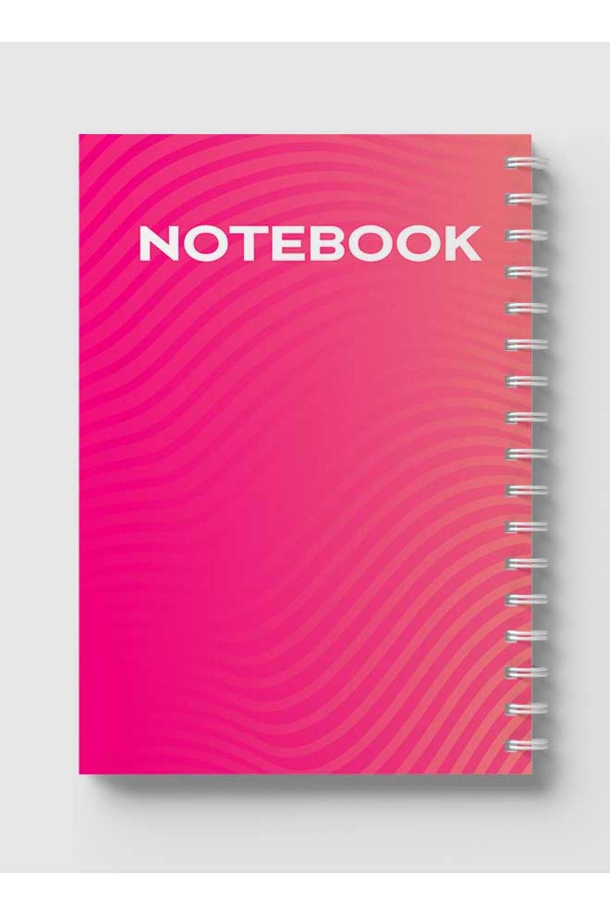 LOWHA-Spiral Notebook with Front and Back Hard Covers Featuring Abstract Design 5