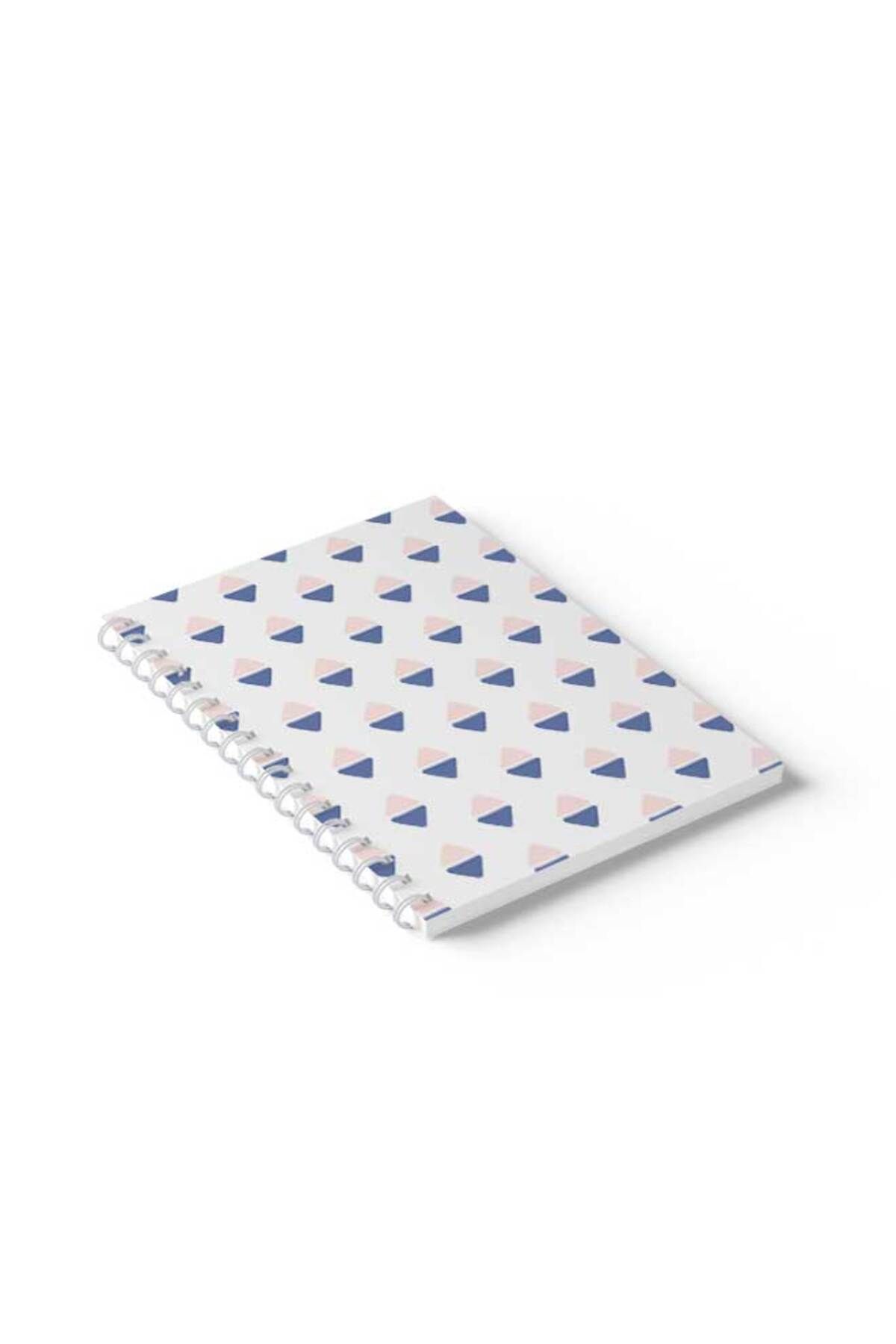 LOWHA-Spiral Notebook with Front and Back Hard Covers Featuring Shapes Design 2