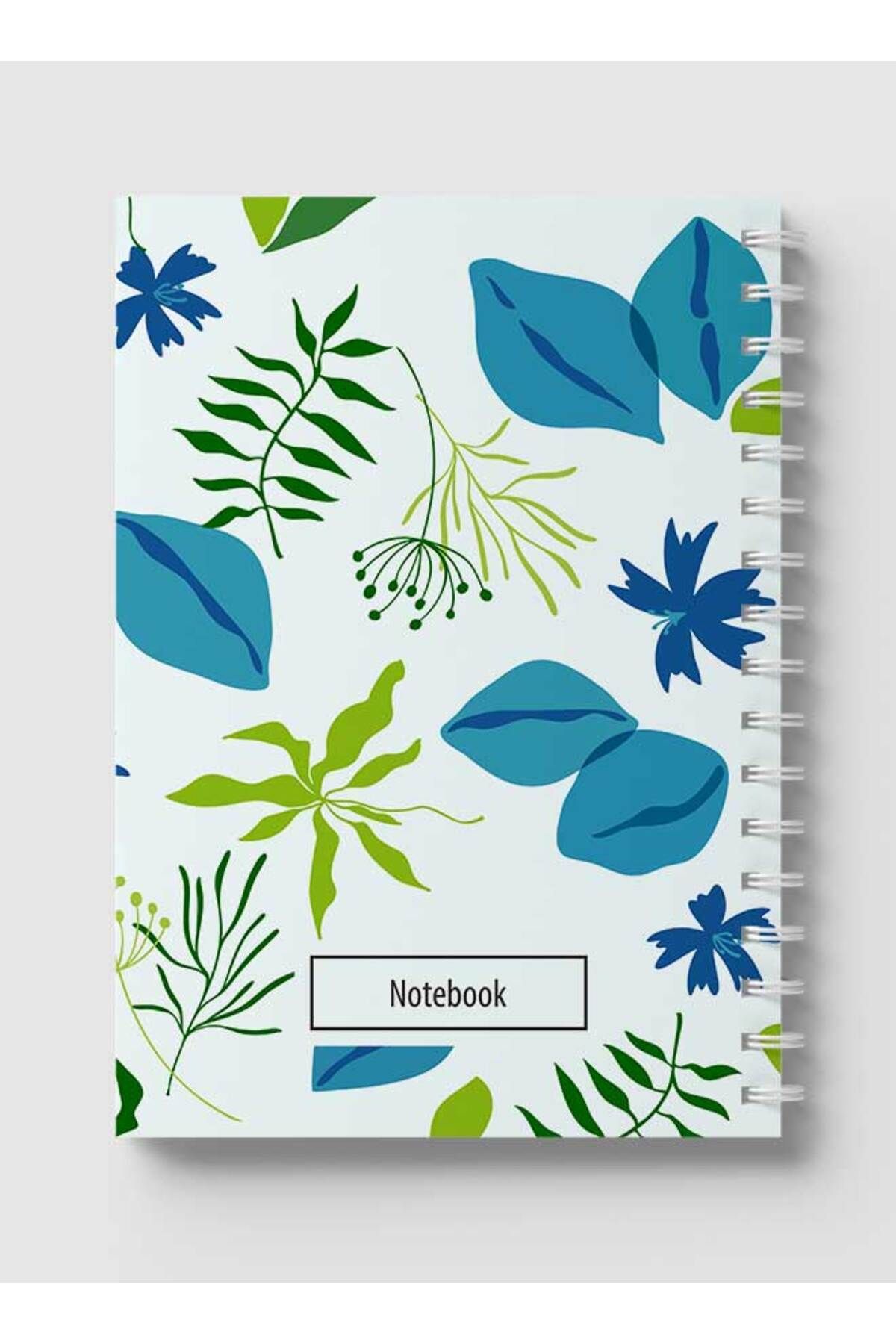 LOWHA-Spiral Notebook with Front and Back Hard Covers Featuring Plum Vector Design 5