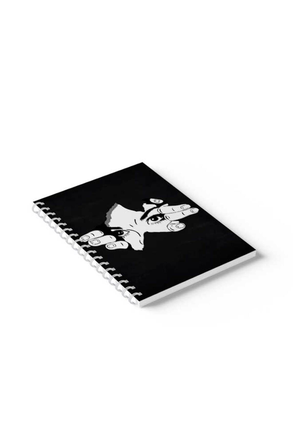 LOWHA-Spiral Notebook with Front and Back Hard Covers Featuring Breaking Through Design 2