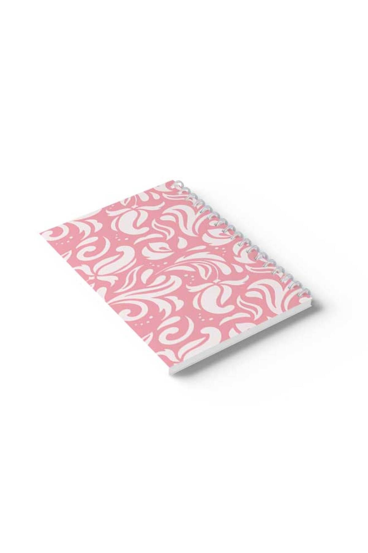 LOWHA-Spiral Notebook with Front and Back Hard Covers Featuring Shapes Design 6